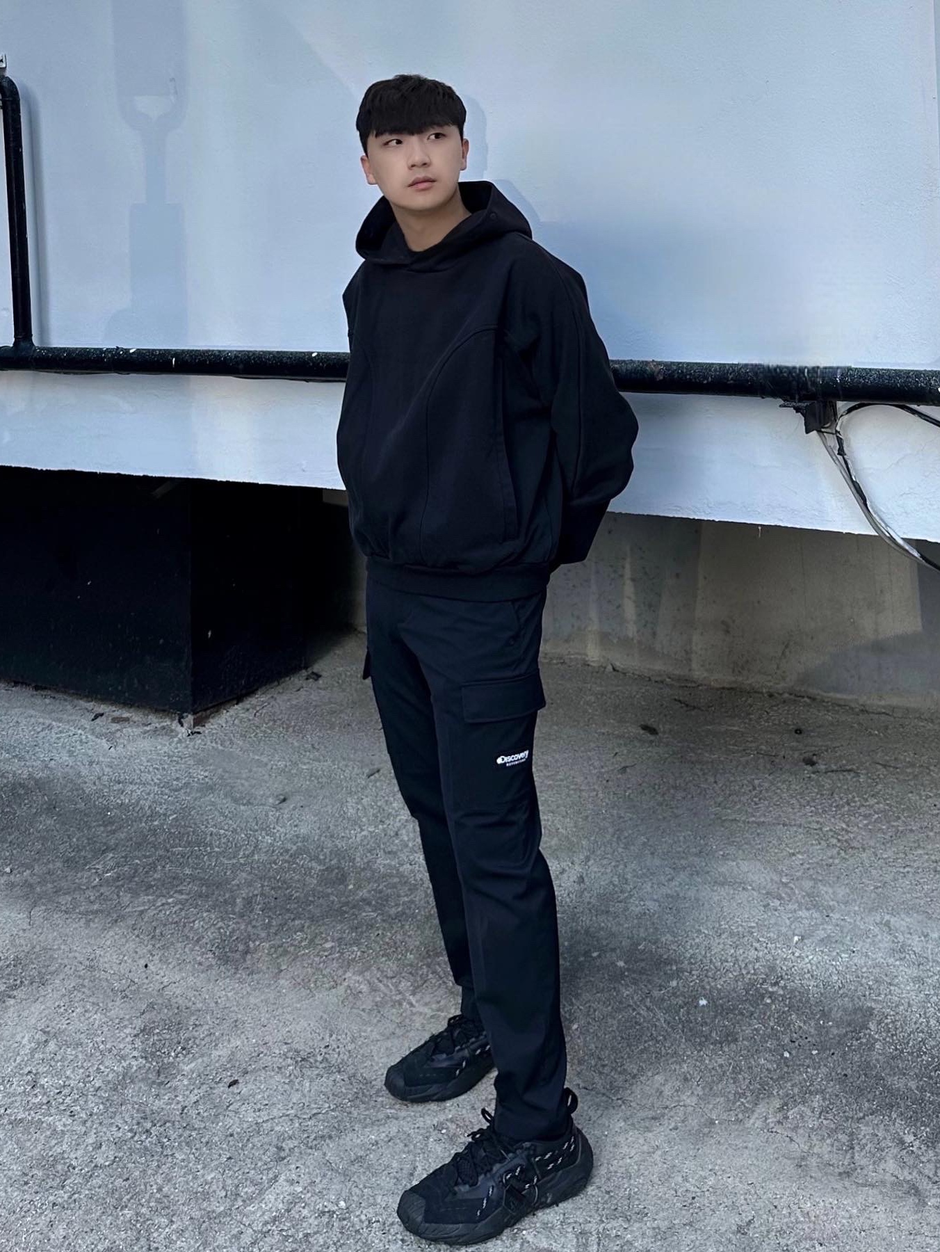 Puma x Juun.J Plexus Black 착용 스타일 - 1