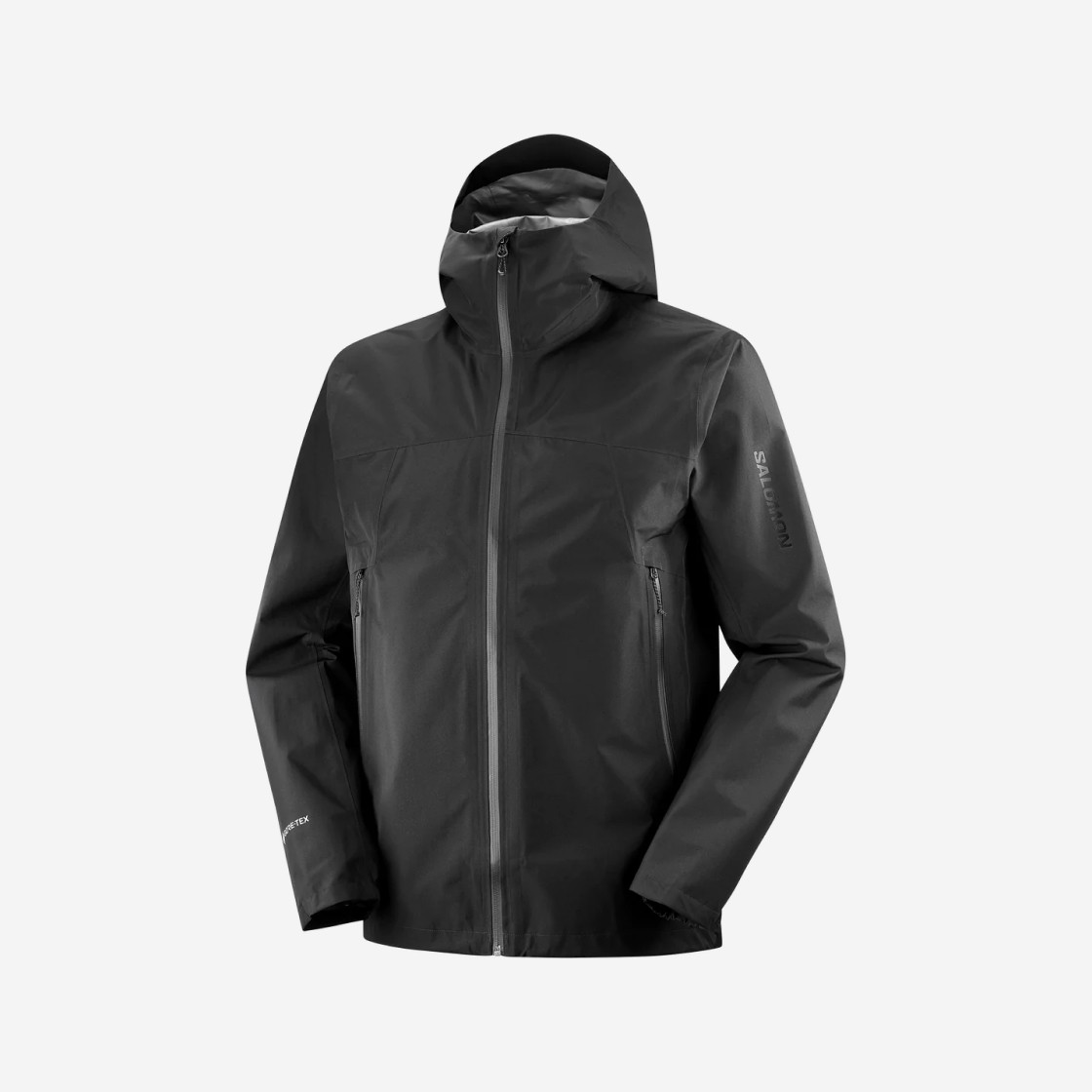 Salomon Outline GTX 2.5L Jacket Deep Black 상세 이미지 1