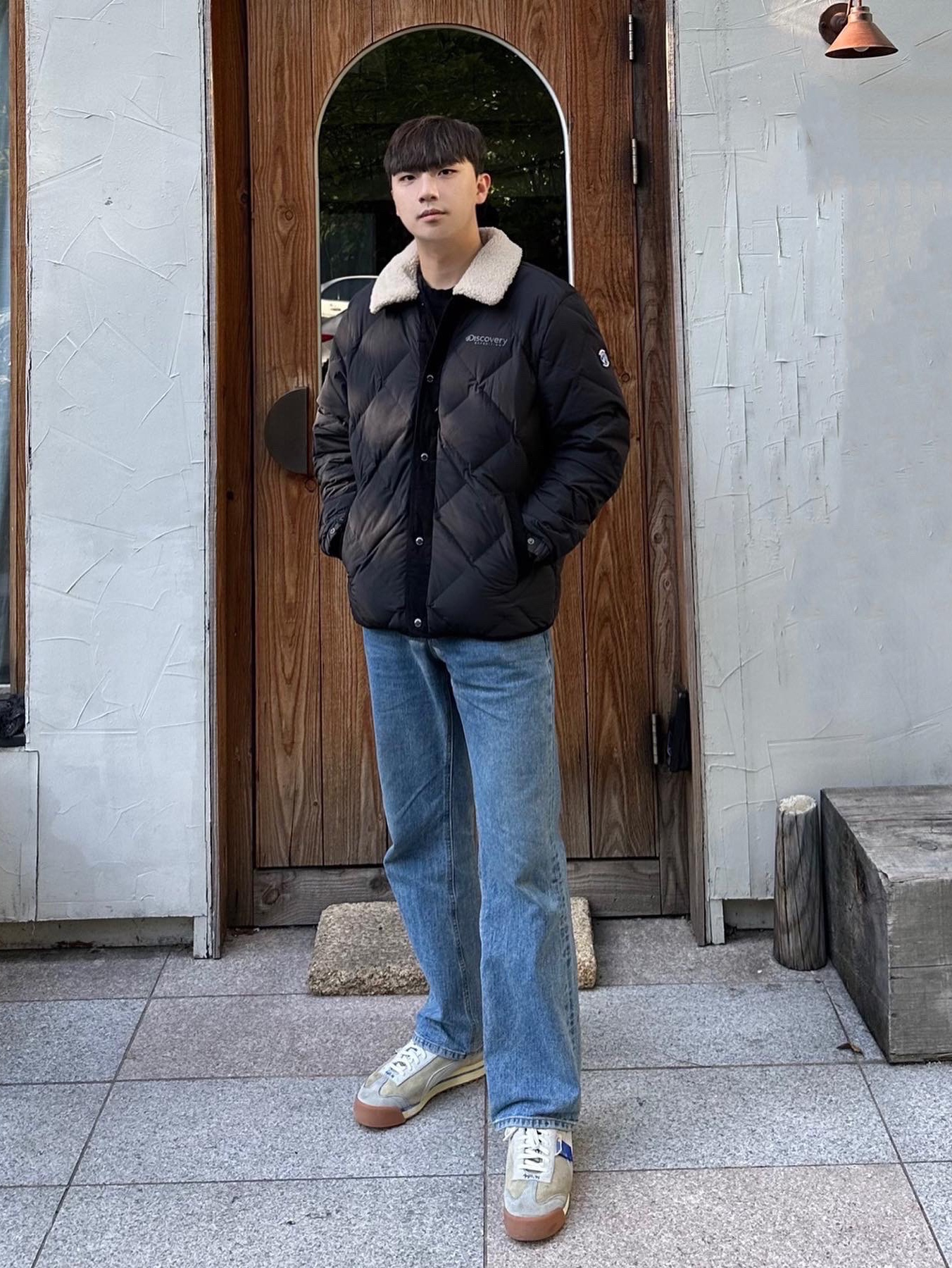 Puma x Ader Error Roma Whisper White 착용 스타일 - 1
