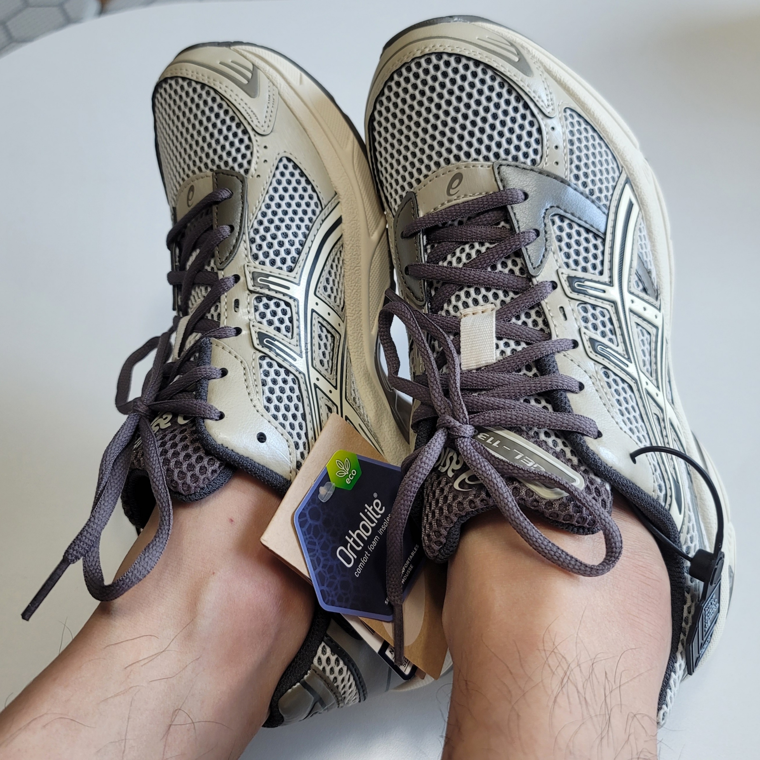 Asics Gel-1130 Birch Dark Taupe - Korea Exclusive 착용 스타일 - 4