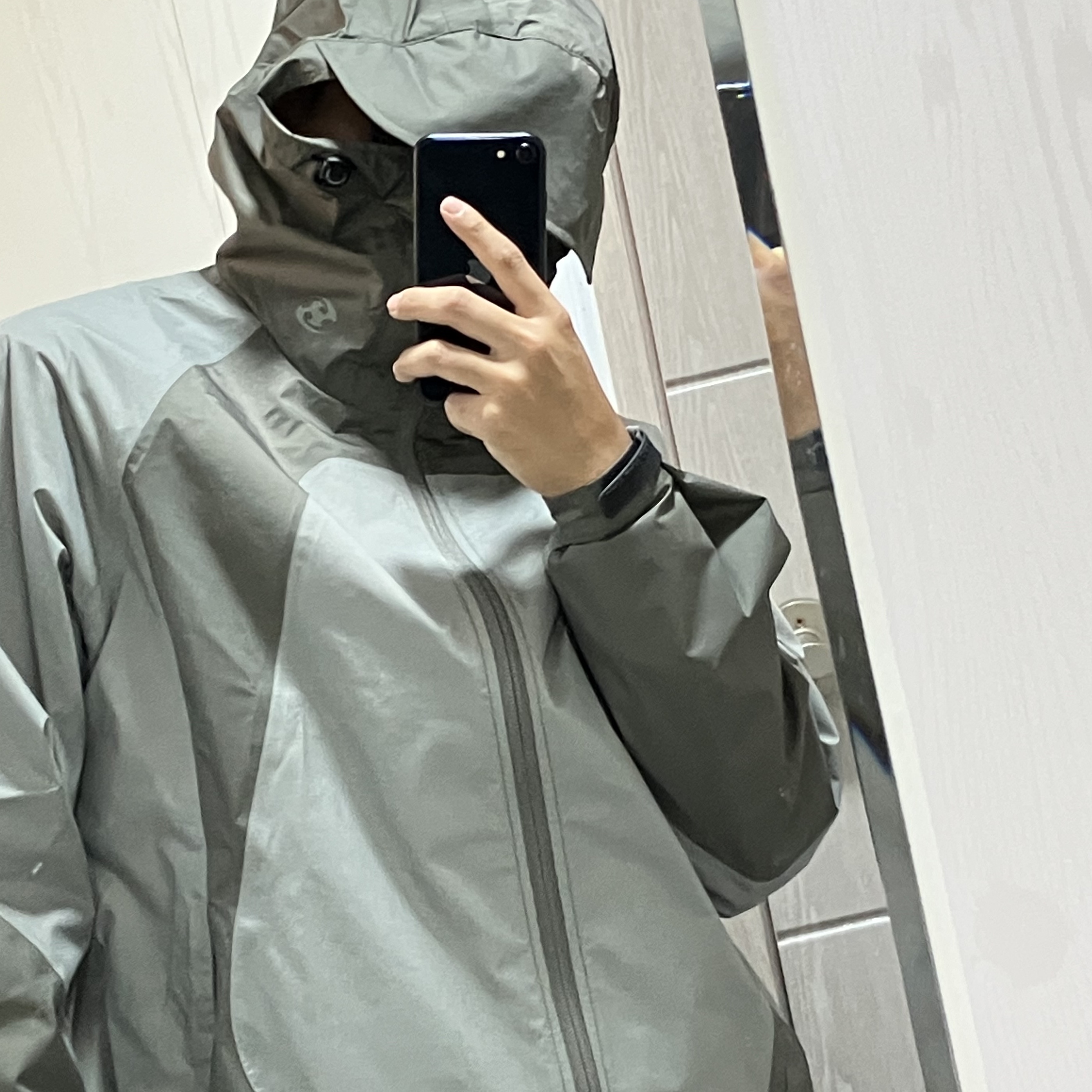 Sansan Gear 3L Jacket Mud Khaki - 23SS 착용 스타일 - 1