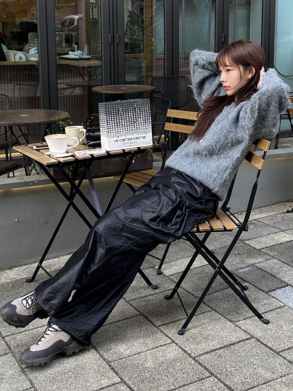 Roa Hiking Roa Katharina Sand Brown 착용 스타일