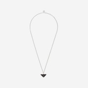 (W) Prada Symbole Necklace Black