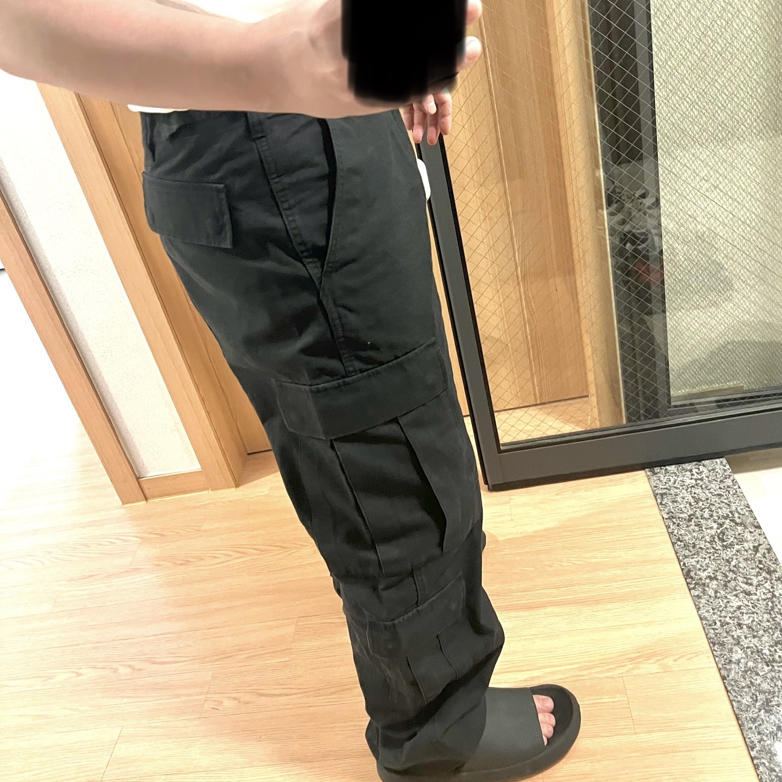 Stussy Ripstop Surplus Cargo Pants Black 착용 스타일 - 3