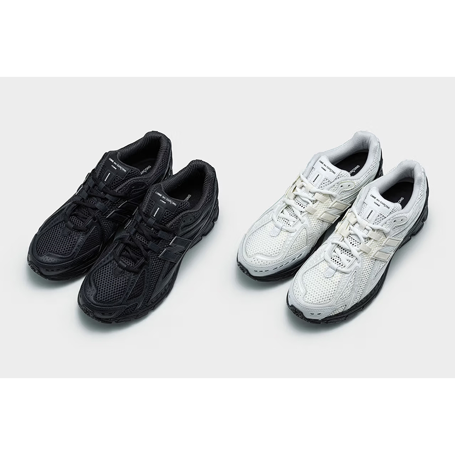 New Balance x Comme des Garcons Homme 1906R White, New Balance x Comme des Garcons Homme 1906R Black 착용 스타일 - 2
