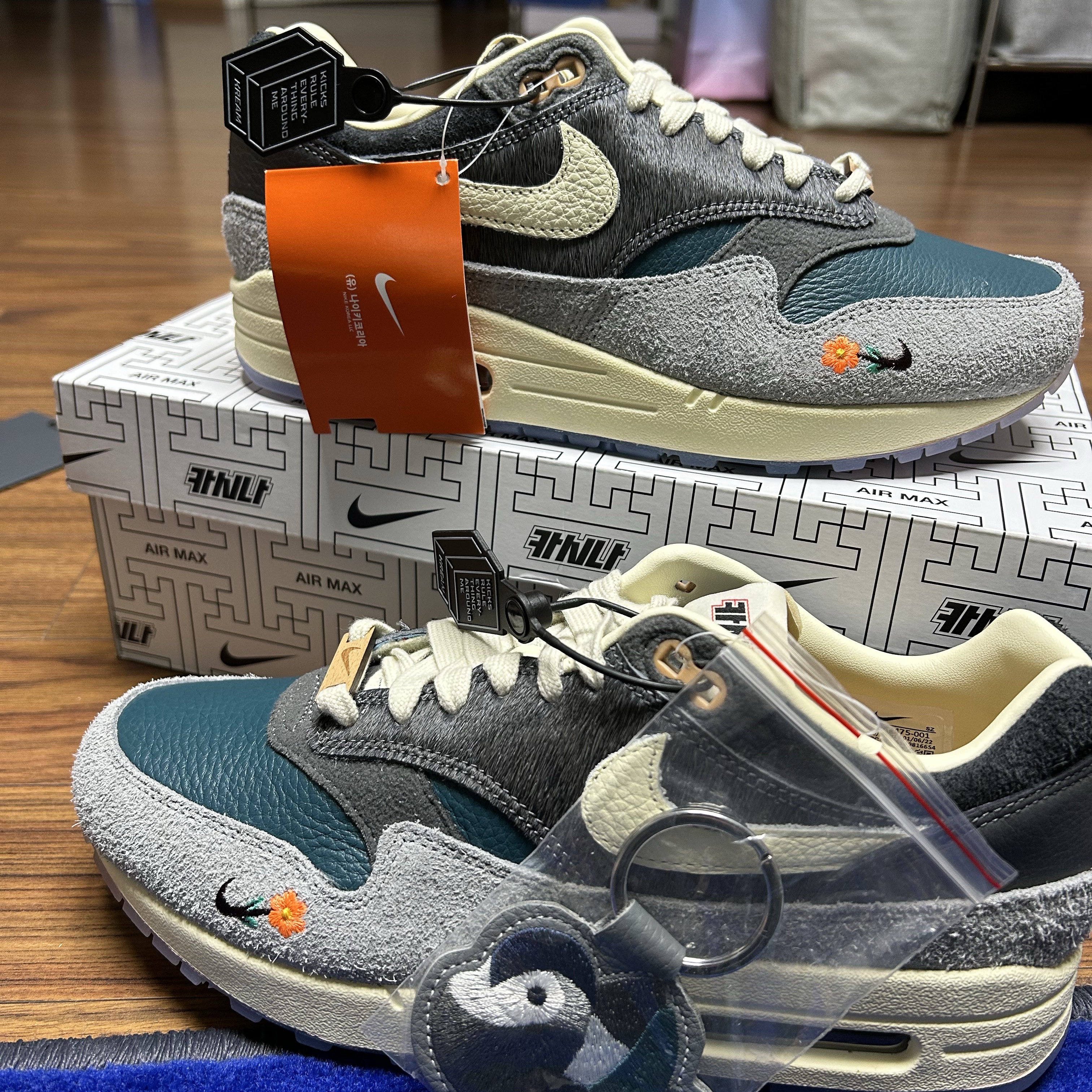 Nike x Kasina Air Max 1 SP Won-Ang Particle Grey 착용 스타일