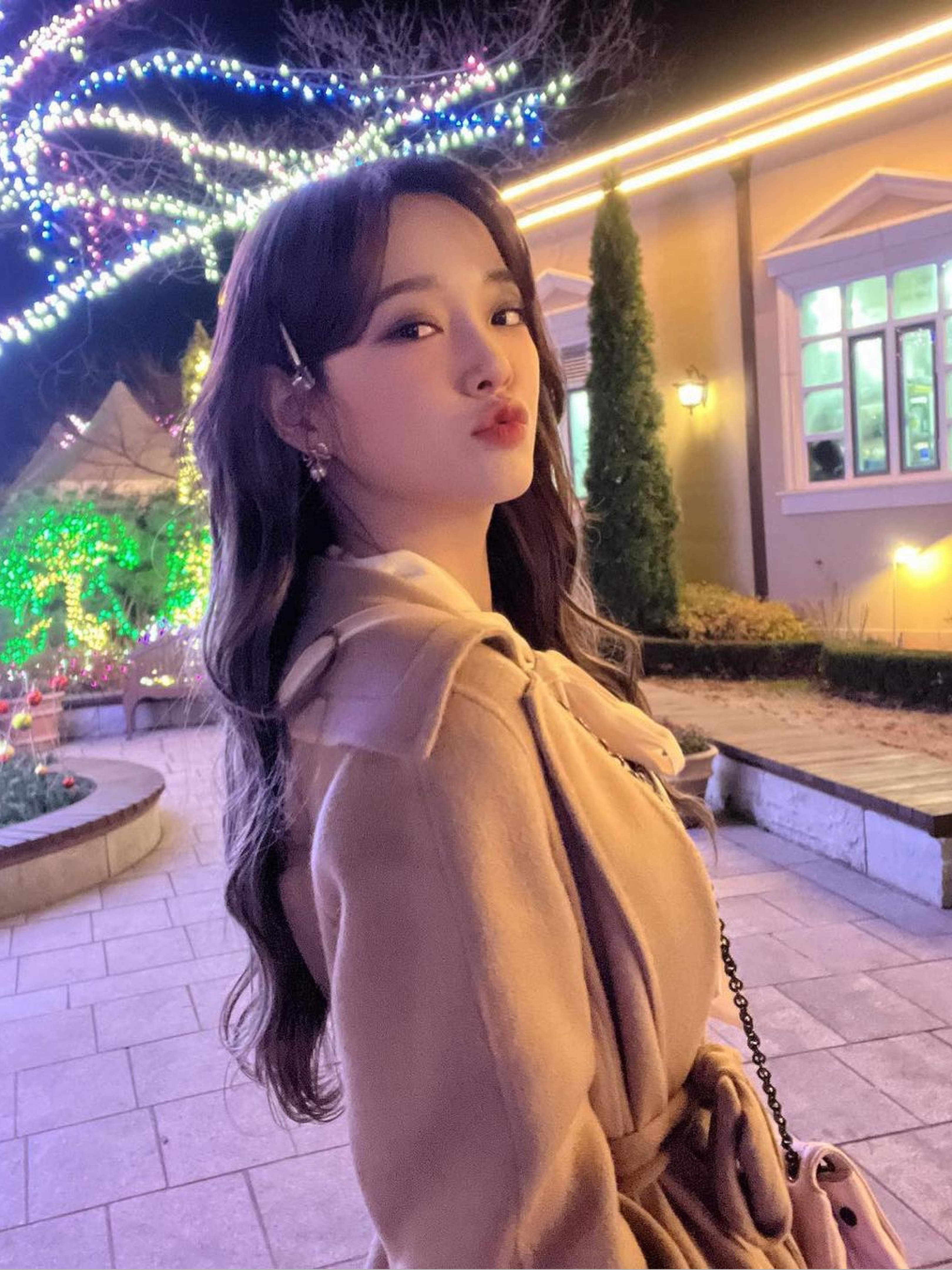 (W) Max Mara Madame 101801 Icon Coat Camel, (W) S Max Mara Paride Double Breasted Wool Coat Camel 착용 스타일 - 5