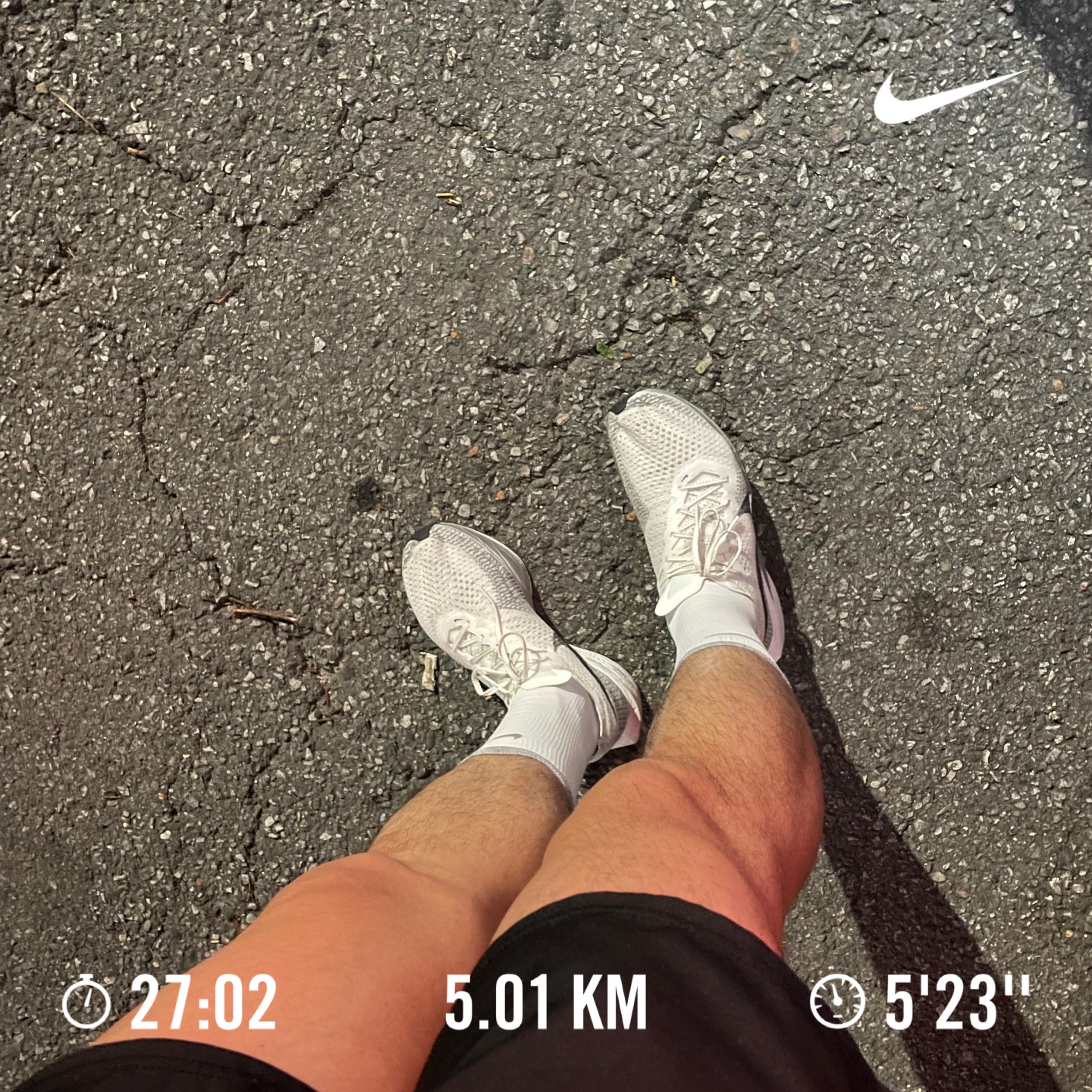 Nike ZoomX Vaporfly Next% 3 White Grey 착용 스타일