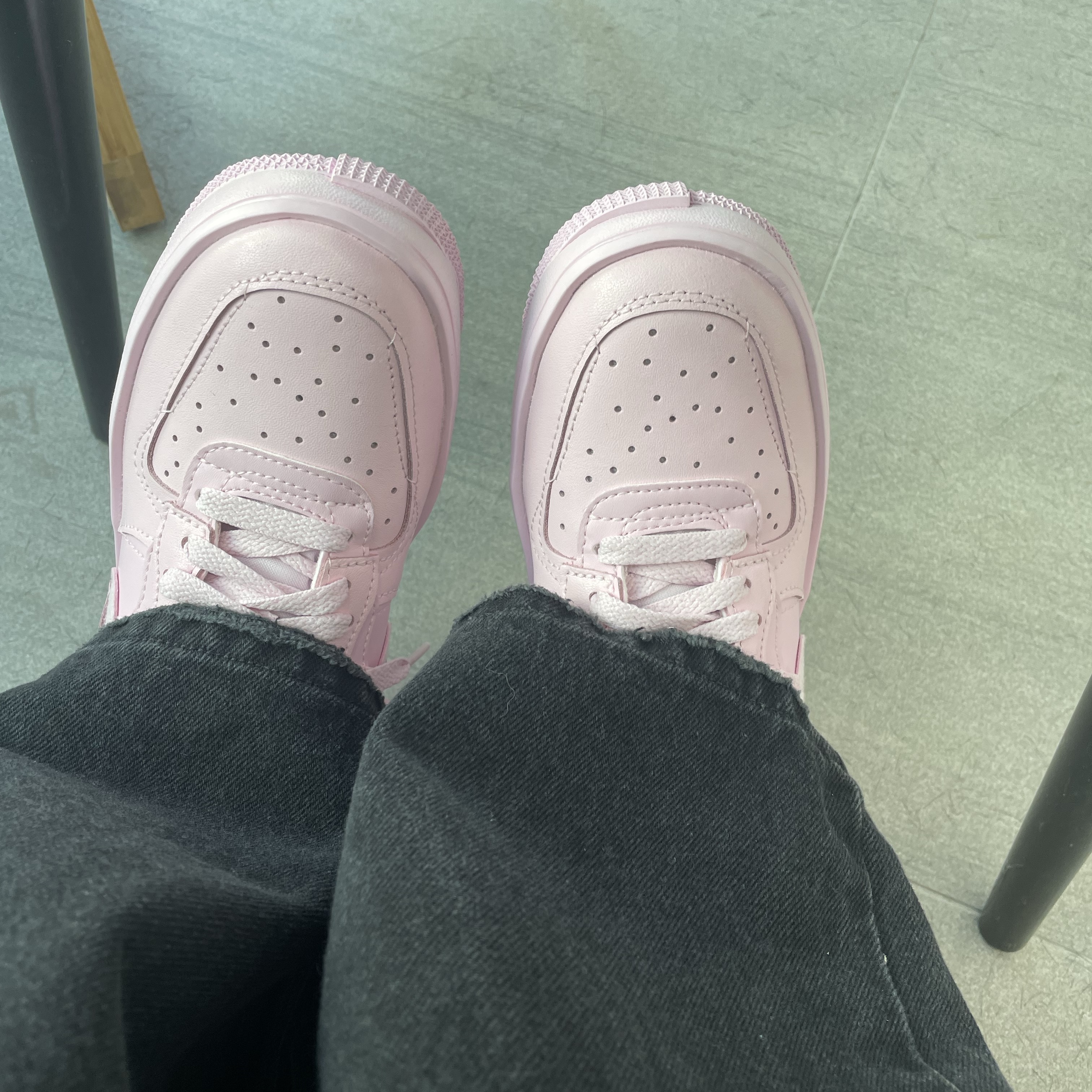 (W) Nike Air Force 1 Fontanka Pink Foam 착용 스타일