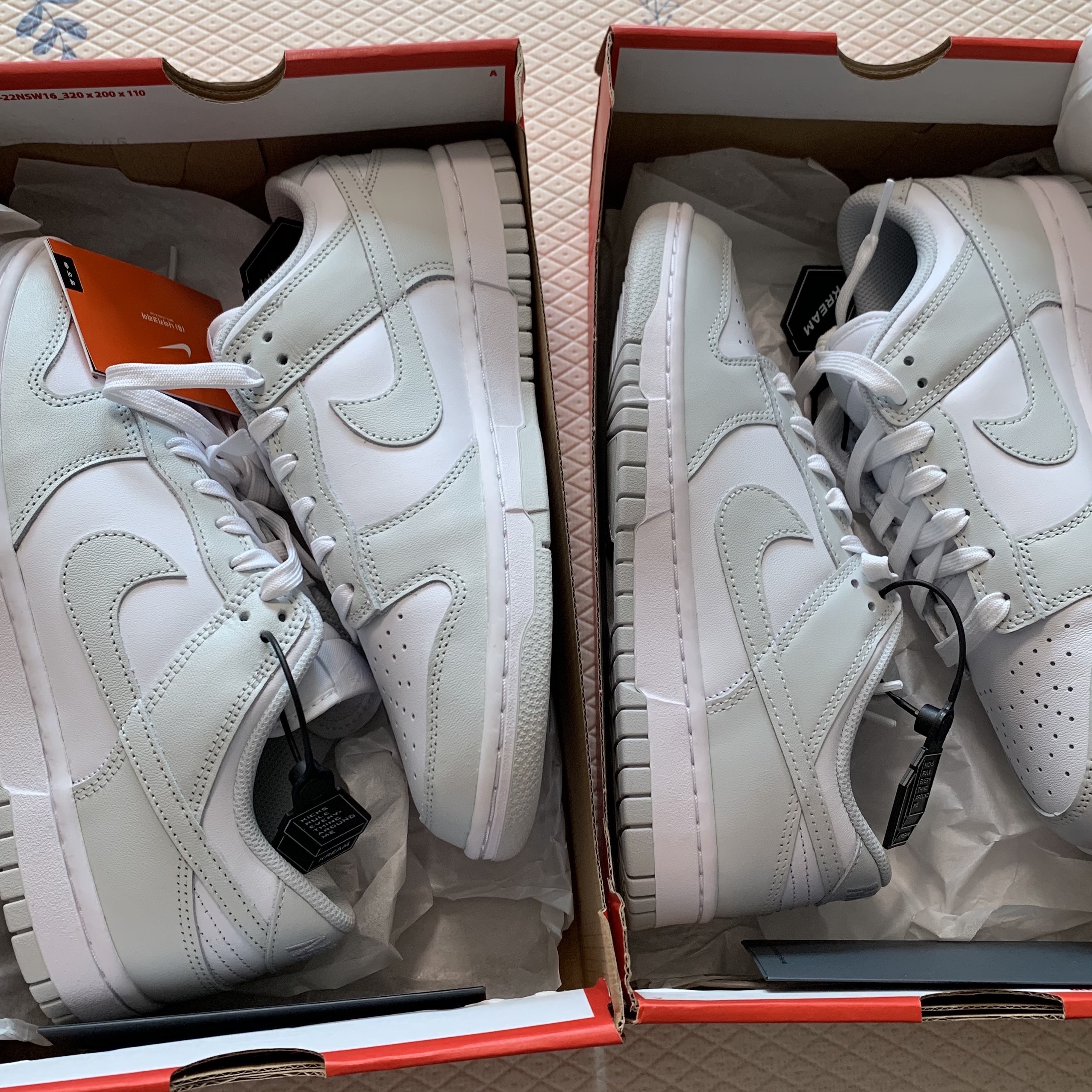 (W) Nike Dunk Low Photon Dust 착용 스타일