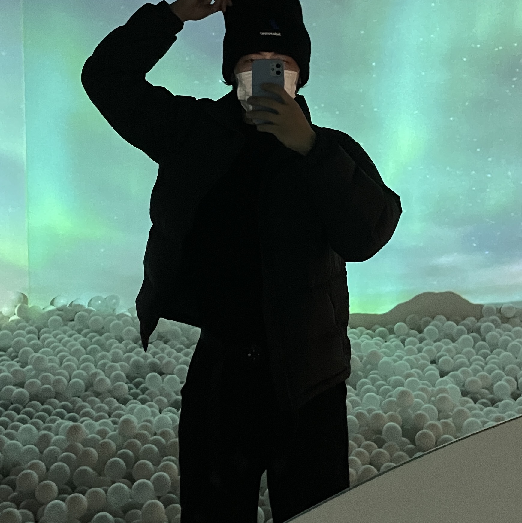 Ader Error x Zara Beanie Black 착용 스타일 - 2