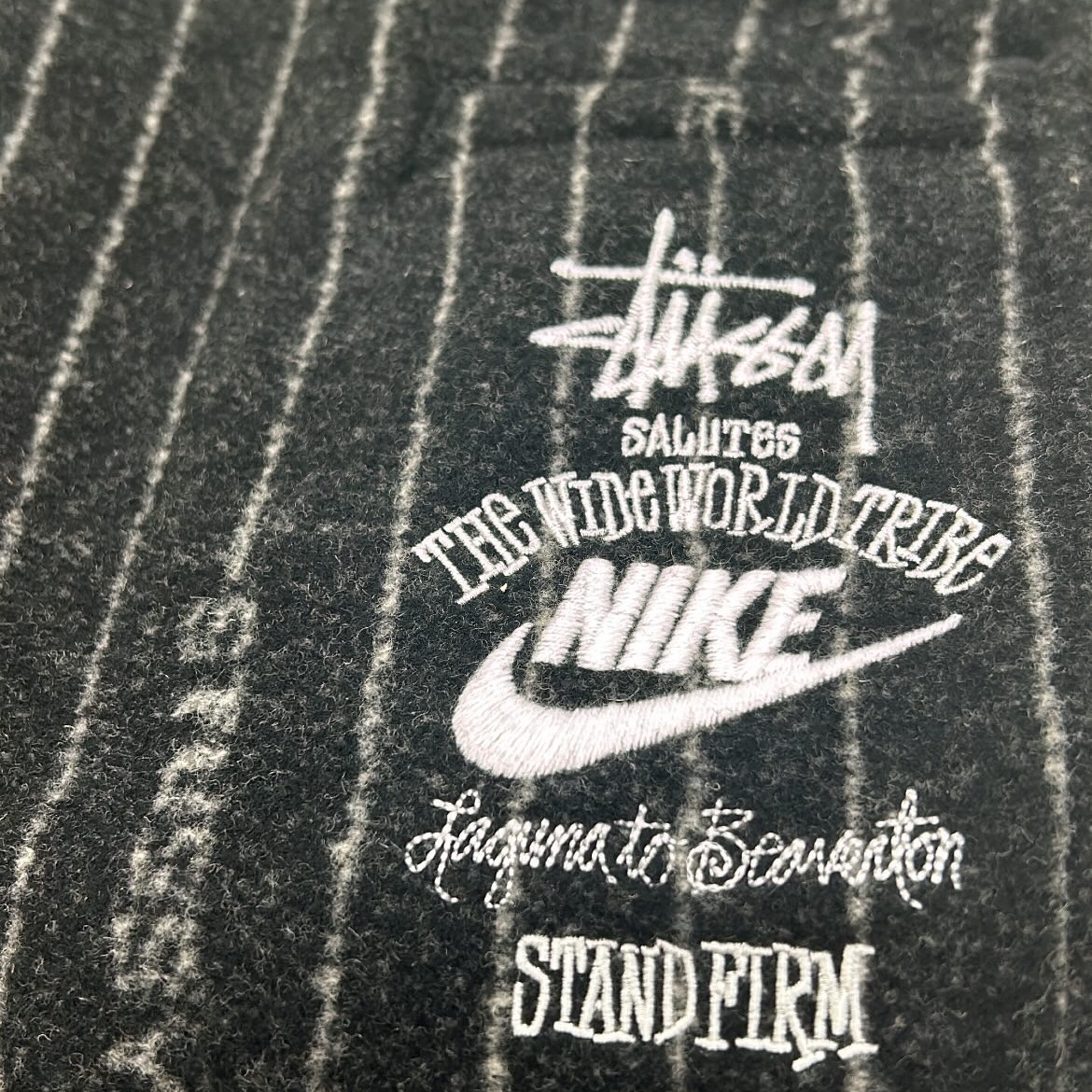 Nike x Stussy NRG Striped Wool Pants Black (DR4021-010) 착용 스타일