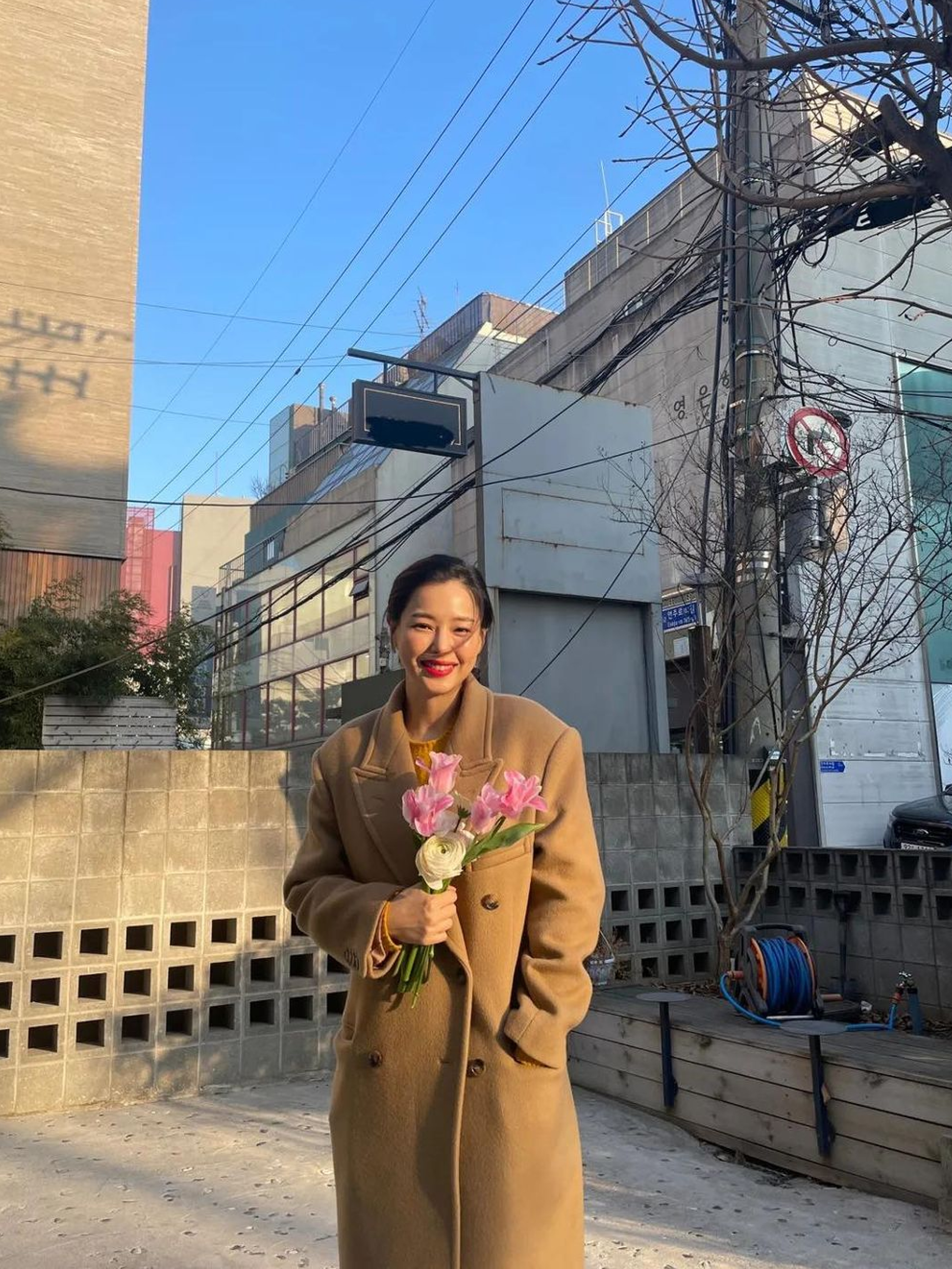 (W) Max Mara Madame 101801 Icon Coat Camel, (W) S Max Mara Paride Double Breasted Wool Coat Camel 착용 스타일 - 3