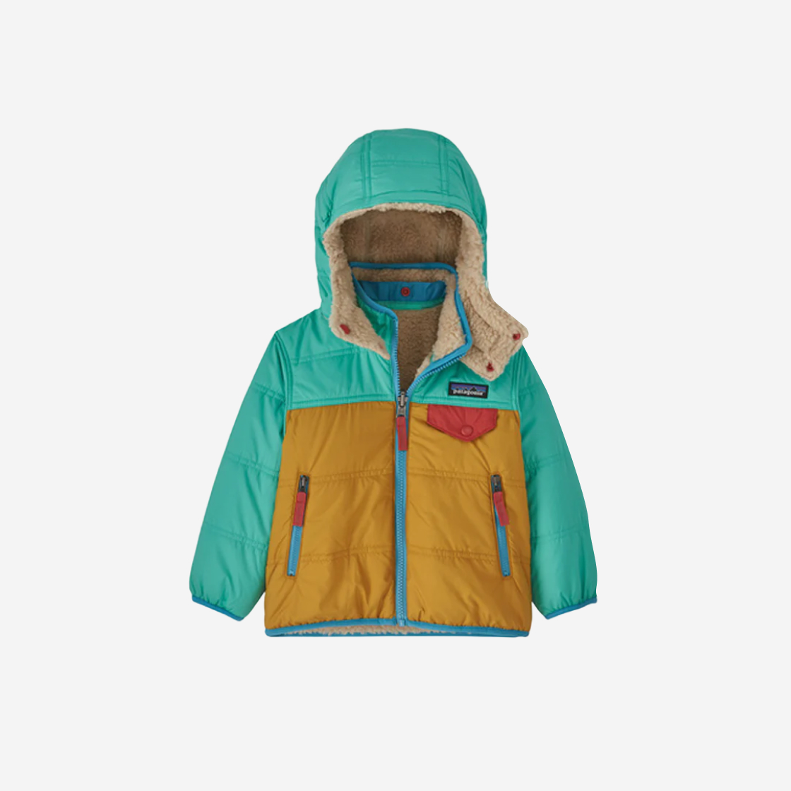 (유아) 파타고니아 리버시블 트리블스 후디 캐빈 골드 Patagonia KREAM