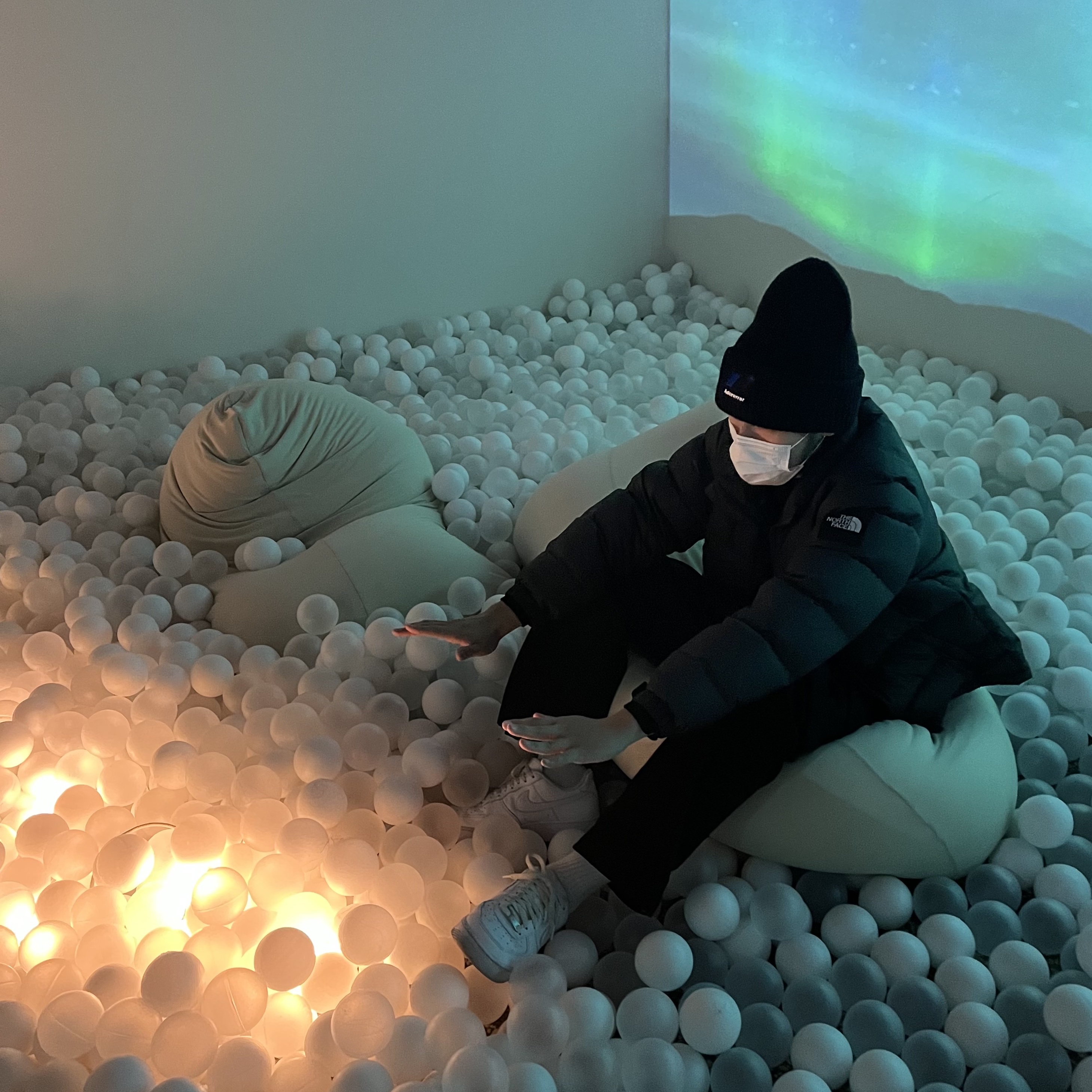 Ader Error x Zara Beanie Black 착용 스타일 - 1