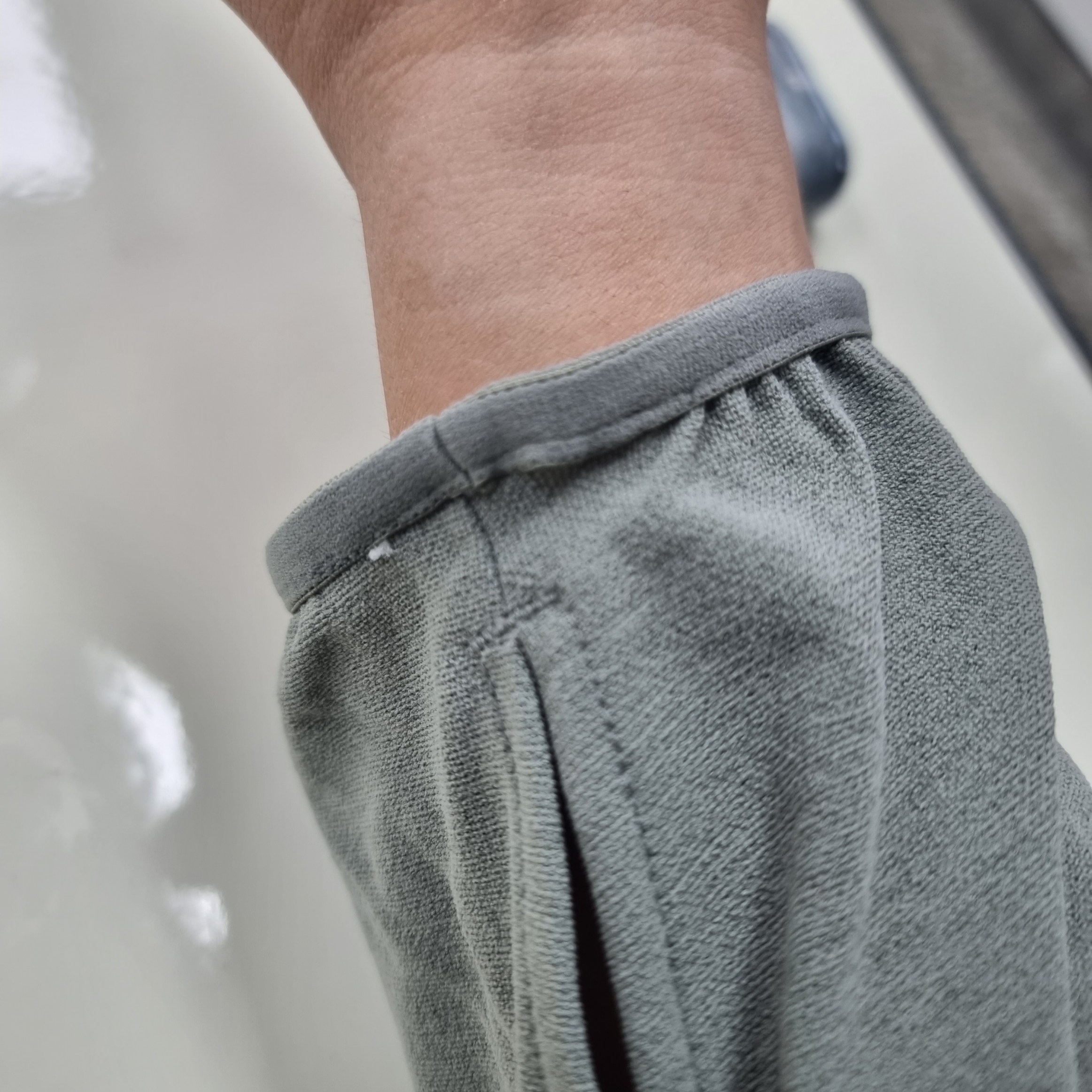 Sansan Gear Long Sleeves Hoodie Khaki - 23FW 착용 스타일 - 2