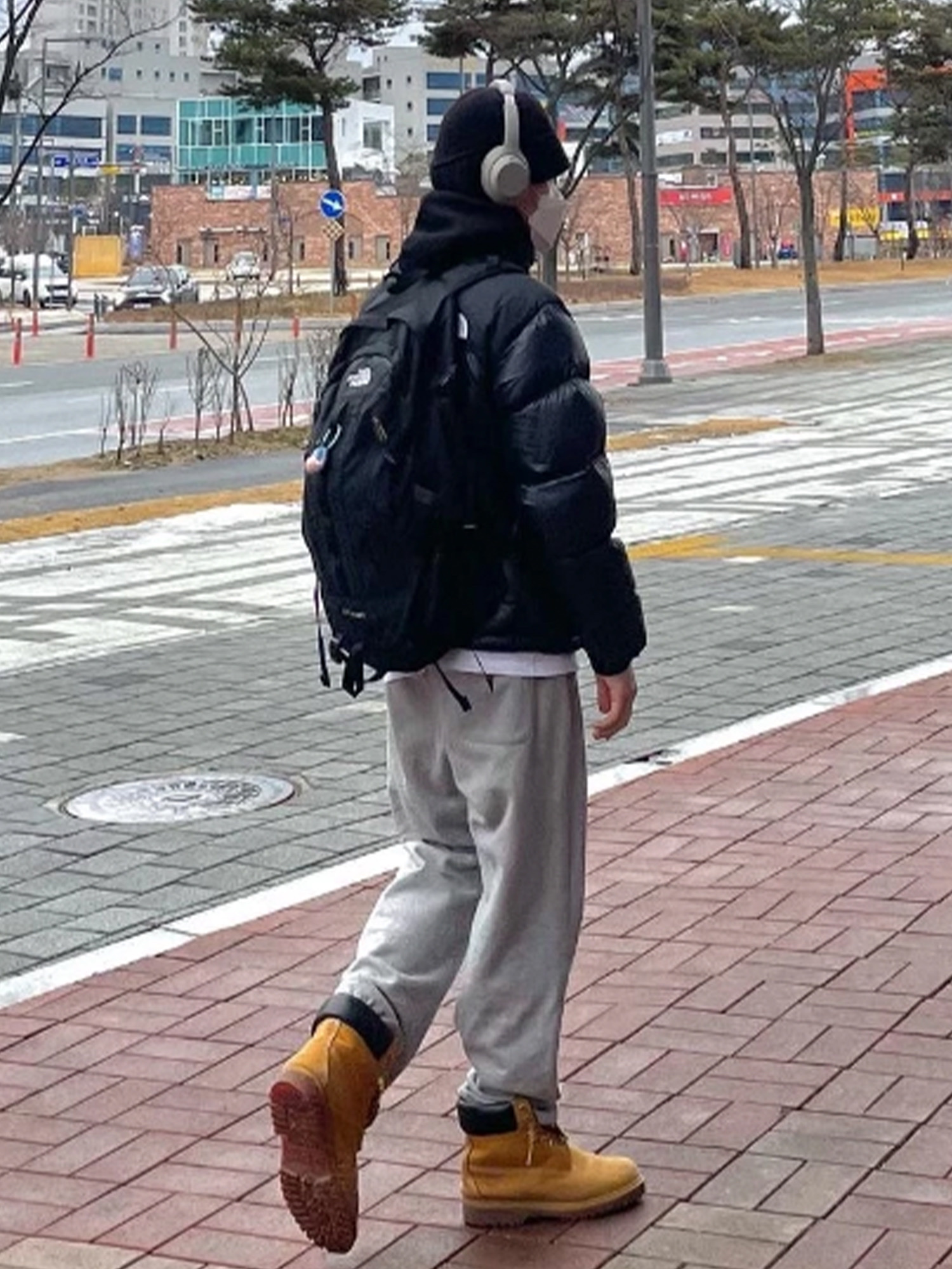 Timberland x Comme des Garcons Shirt x Supreme 6 Inch Boot Wheat - Medium, Timberland Premium 6 inch Waterproof Boot Wheat Nubuck - Wide 착용 스타일 - 4