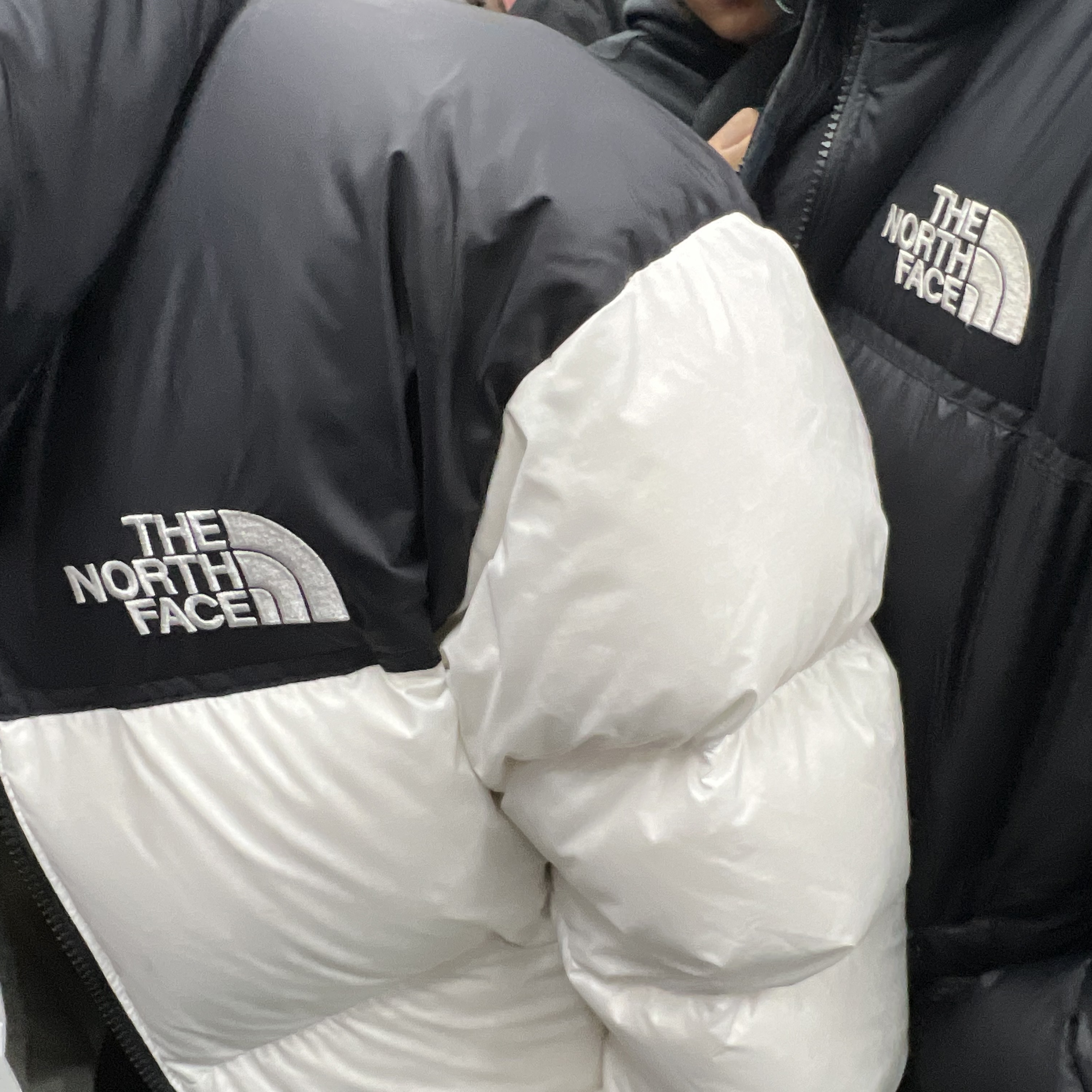 The North Face 1996 Eco Nuptse Jacket Black, The North Face 1996 Eco Nuptse Jacket White 착용 스타일