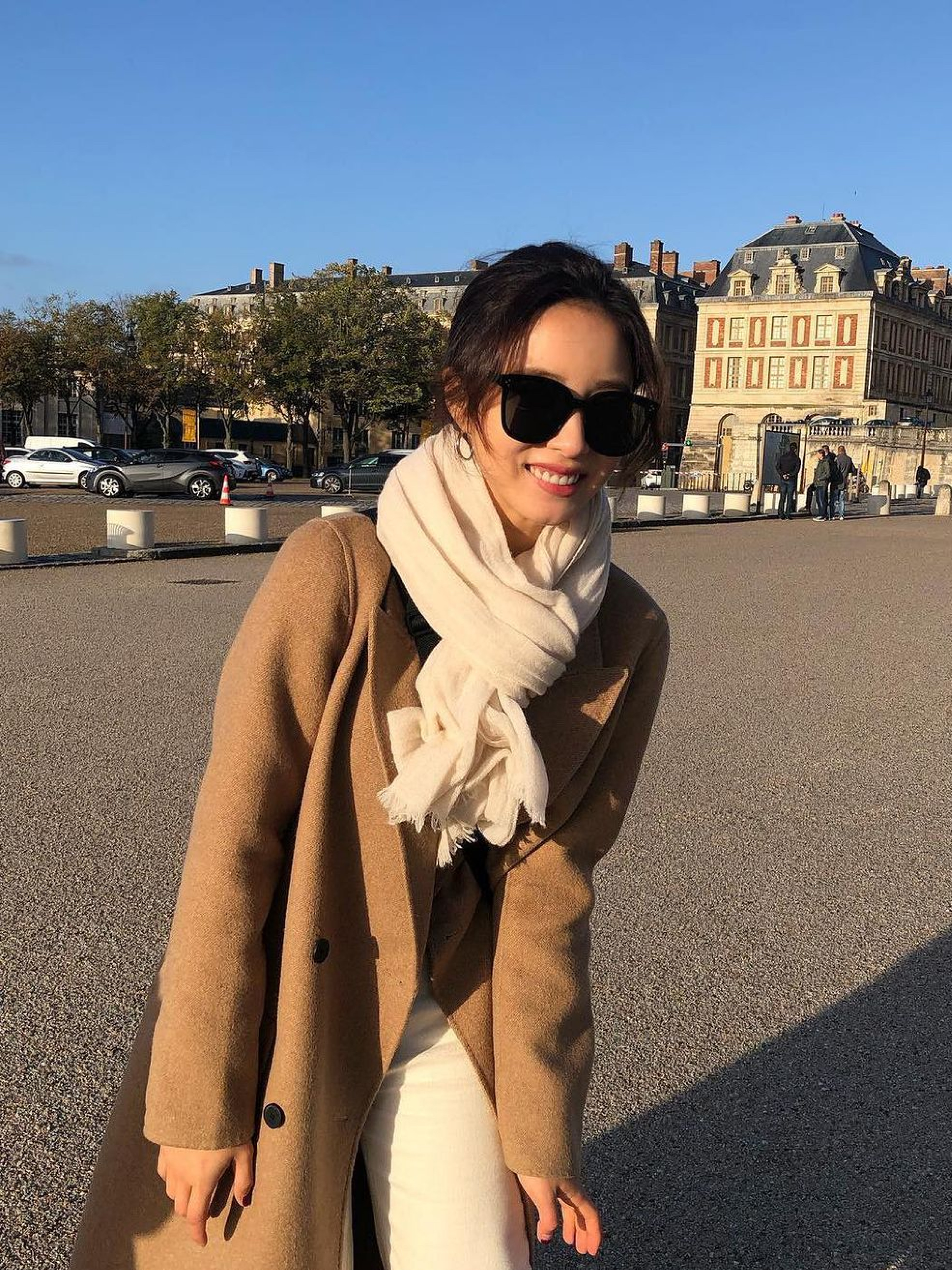 (W) Max Mara Madame 101801 Icon Coat Camel, (W) S Max Mara Paride Double Breasted Wool Coat Camel 착용 스타일 - 4
