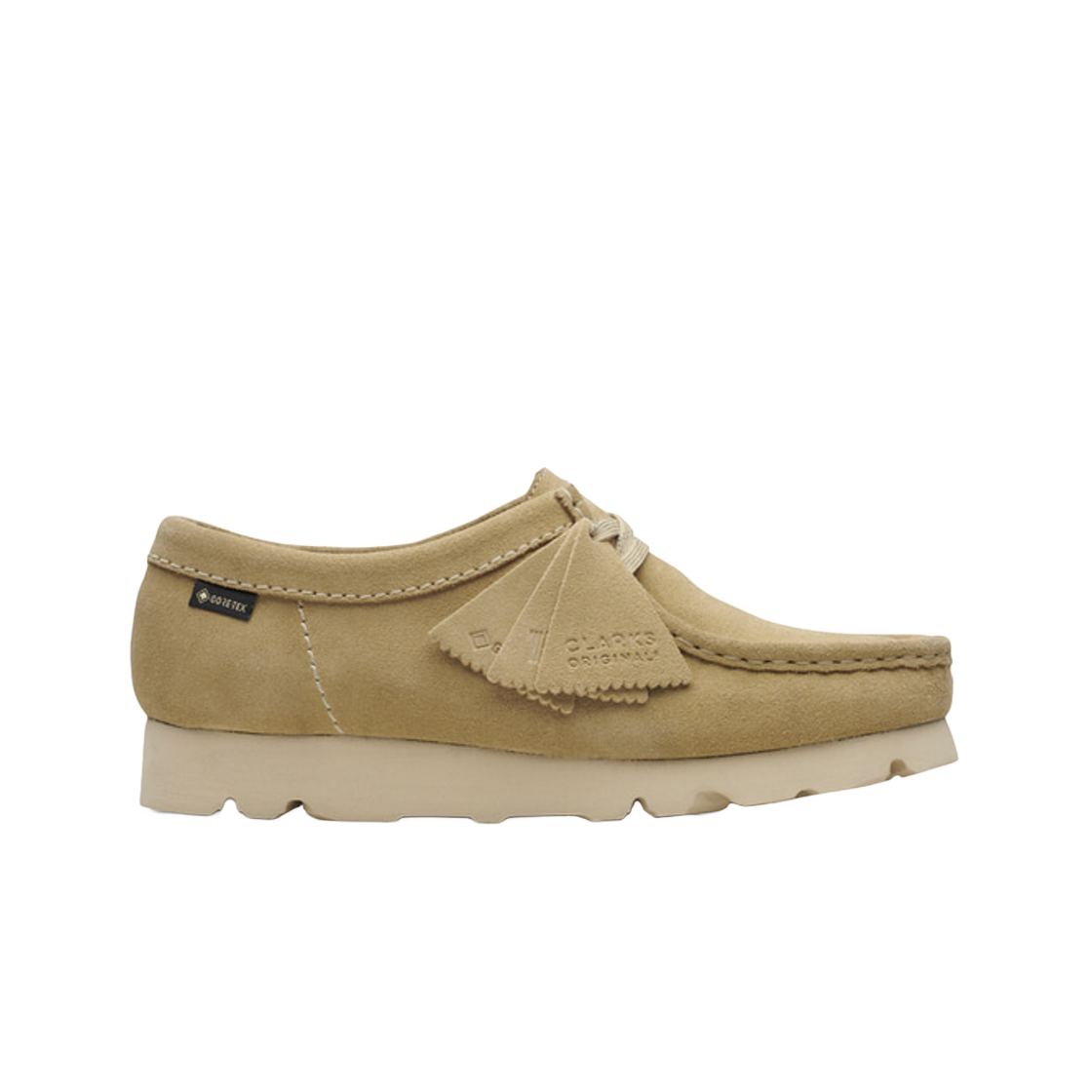 261-69025 (W) Clarks Wallabee GTX Maple Suede