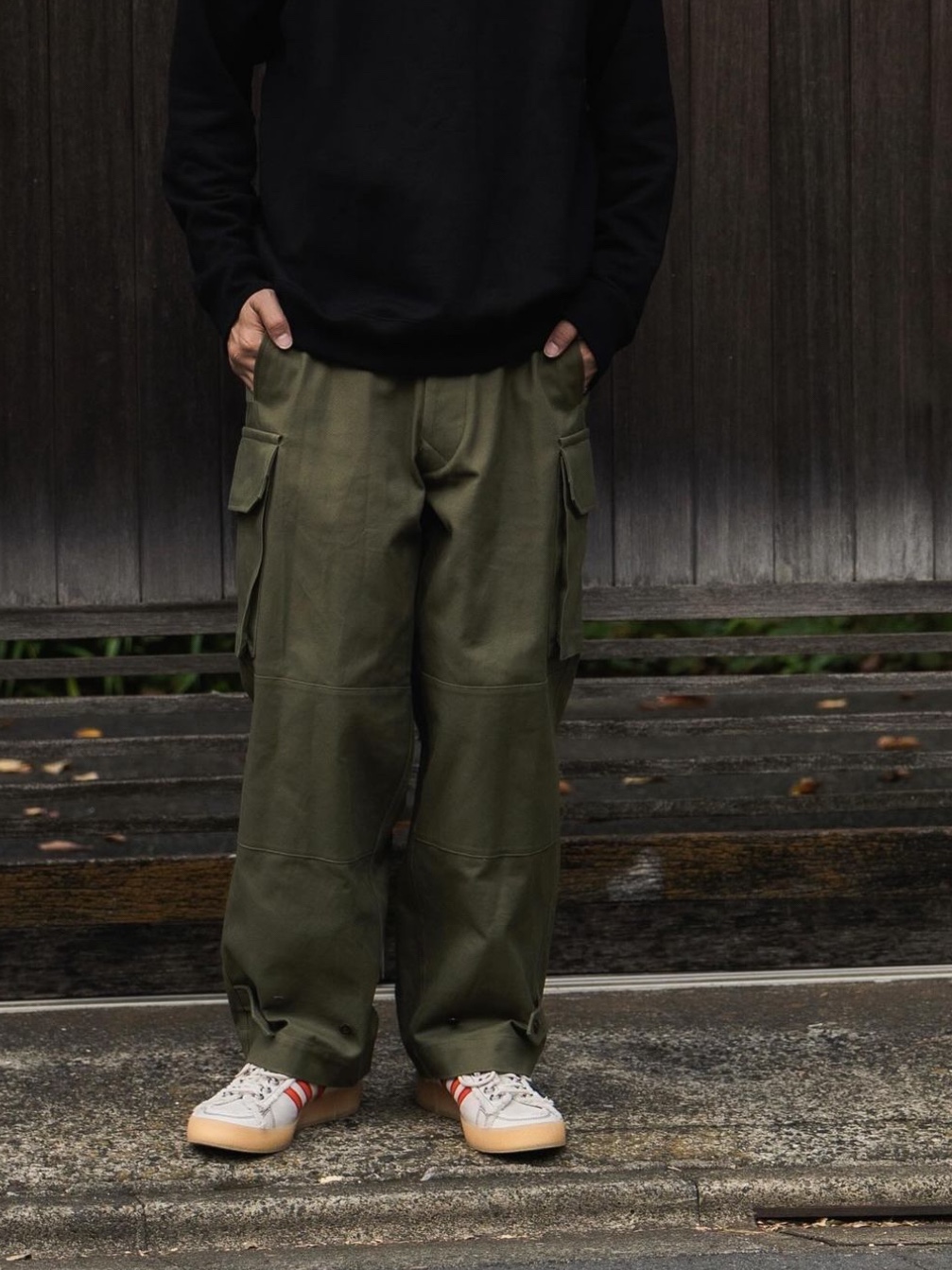 Adidas x Song for the Mute Campus 80s Bliss Core Black 착용 스타일 - 2