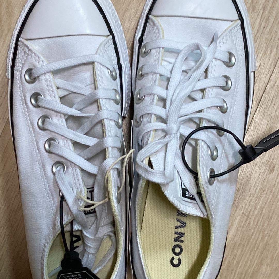 (W) Converse Chuck Taylor All Star Lift Ox White Black 착용 스타일 - 1