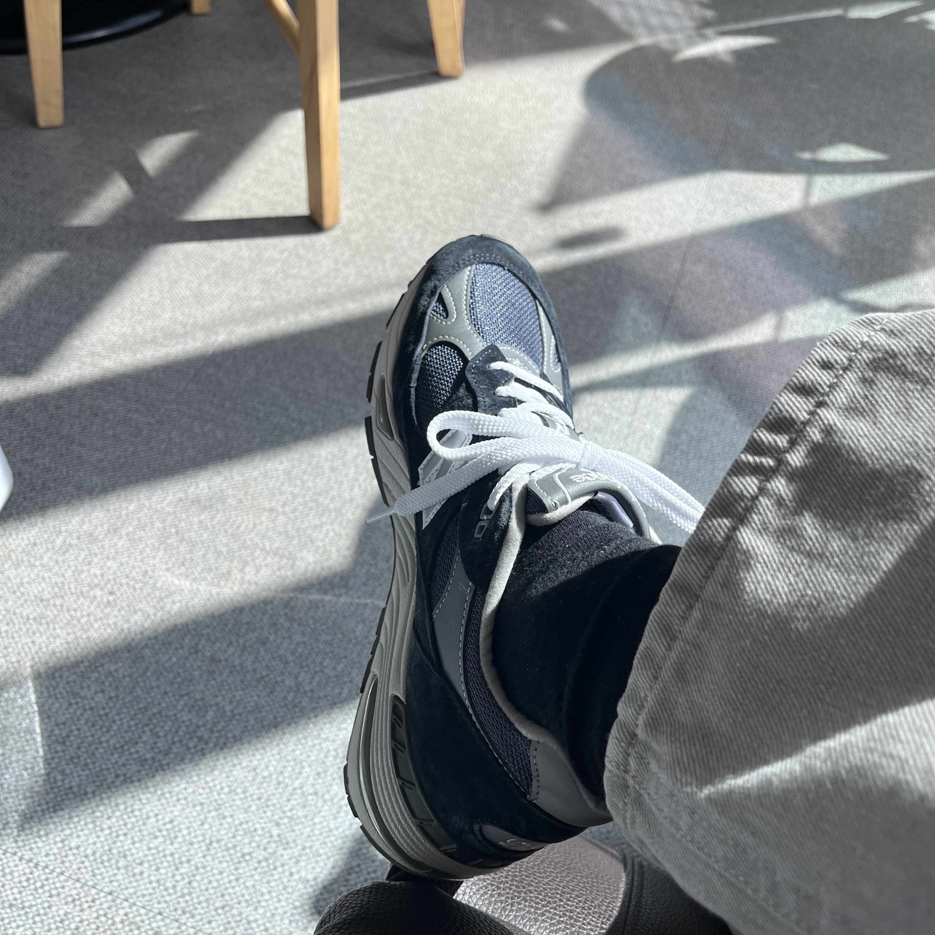 New Balance 991 Made in UK Navy 착용 스타일