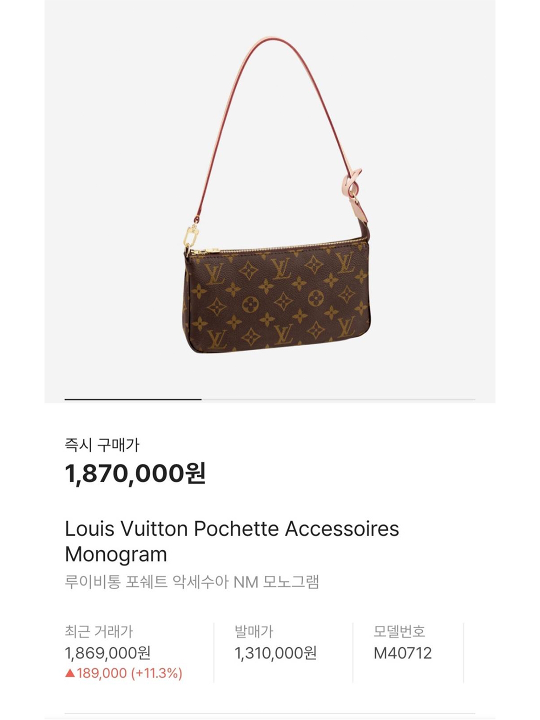 Louis Vuitton Pochette Accessoires NM Monogram 착용 스타일 - 6