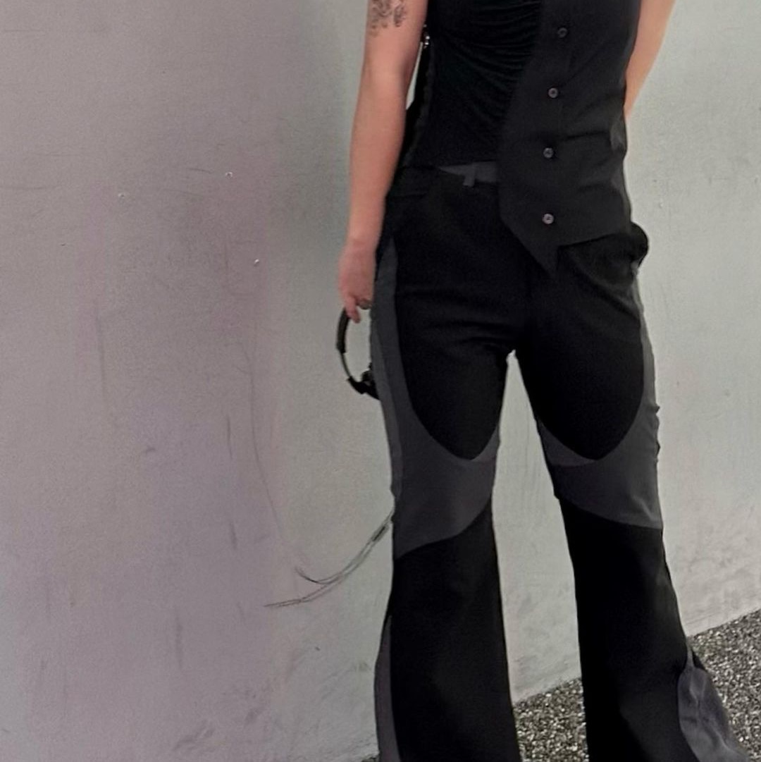 Art of Field Bootscut Long Pants Black 착용 스타일 - 2