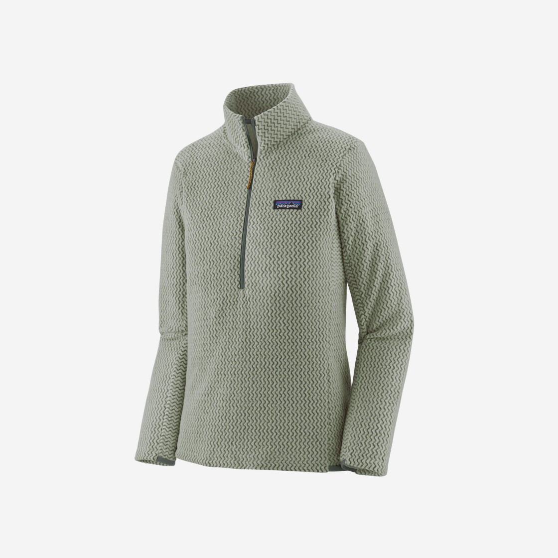 (W) Patagonia R1 Air Zip-Neck Sleet Green 상세 이미지 1