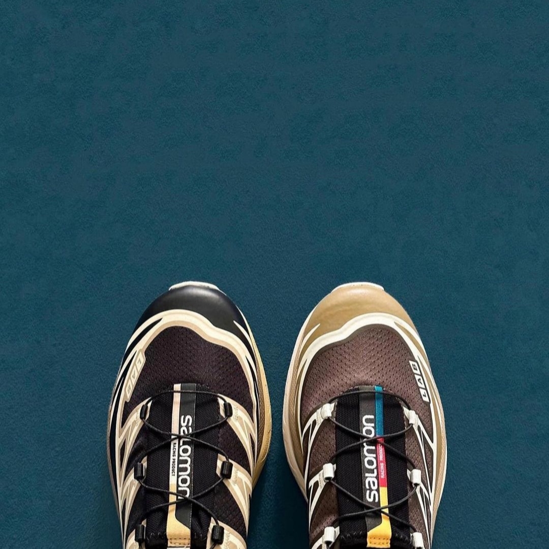 Gentle Monster Lilit 01 BR Black Brown, Salomon XT-6 Aegean Blue Tortoise Shell 착용 스타일 - 4
