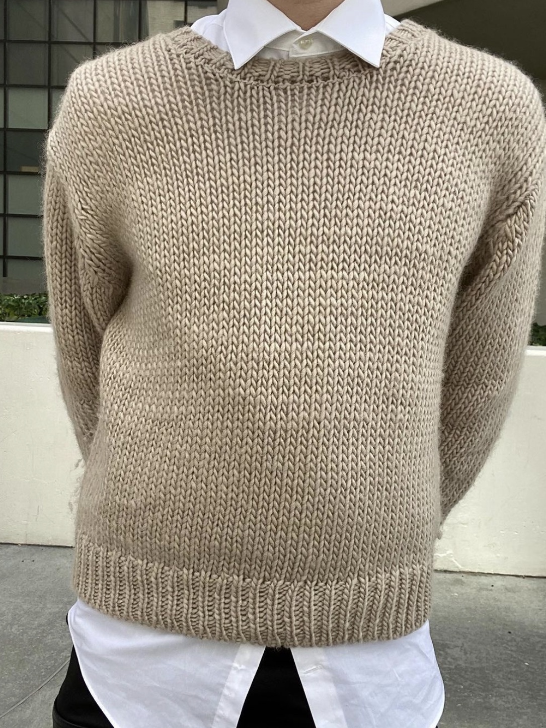 [30%적립] Polo Ralph Lauren Classic Fit Garment Dyed Oxford Shirt White, IAB Studio Work Shirt White - 23FW 착용 스타일 - 4