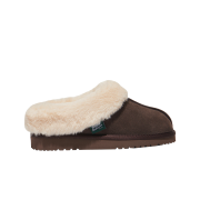(W) Rockfishweatherwear Original Winter Fur Mule Choco