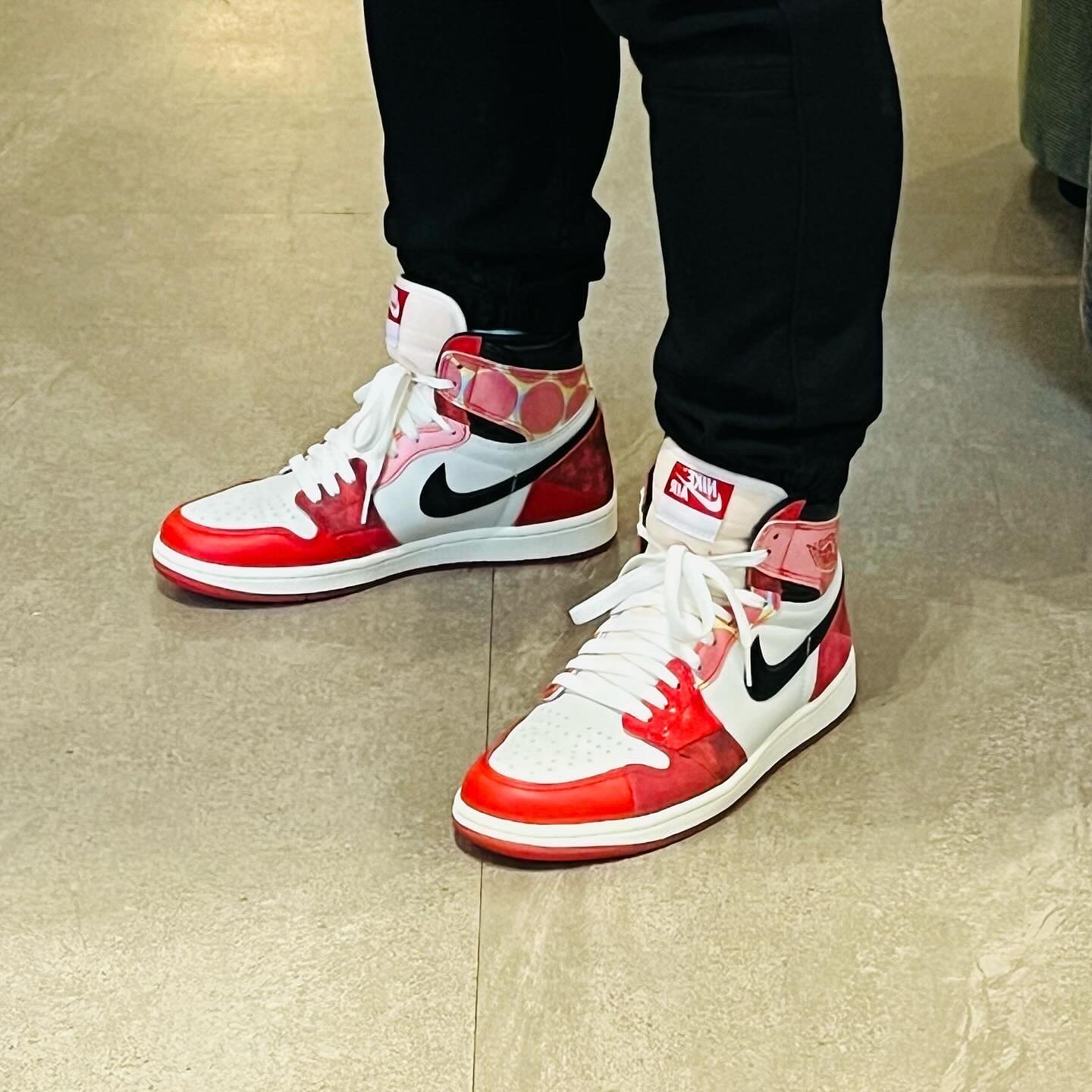 Jordan 1 Retro High Spider-Man Next Chapter 착용 스타일