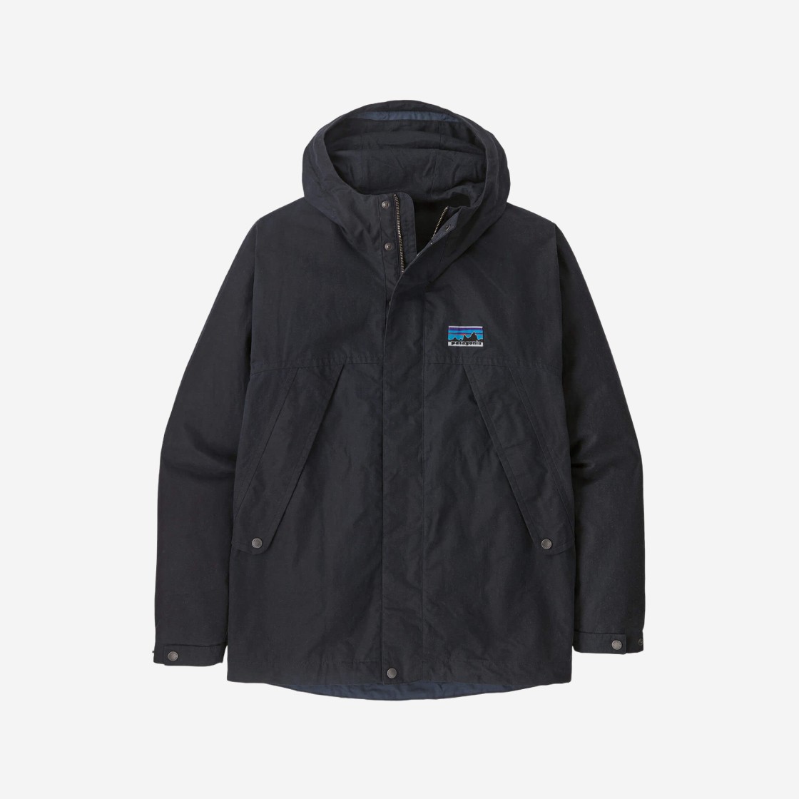 Patagonia Waxed Cotton Jacket Pitch Blue 상세 이미지 1