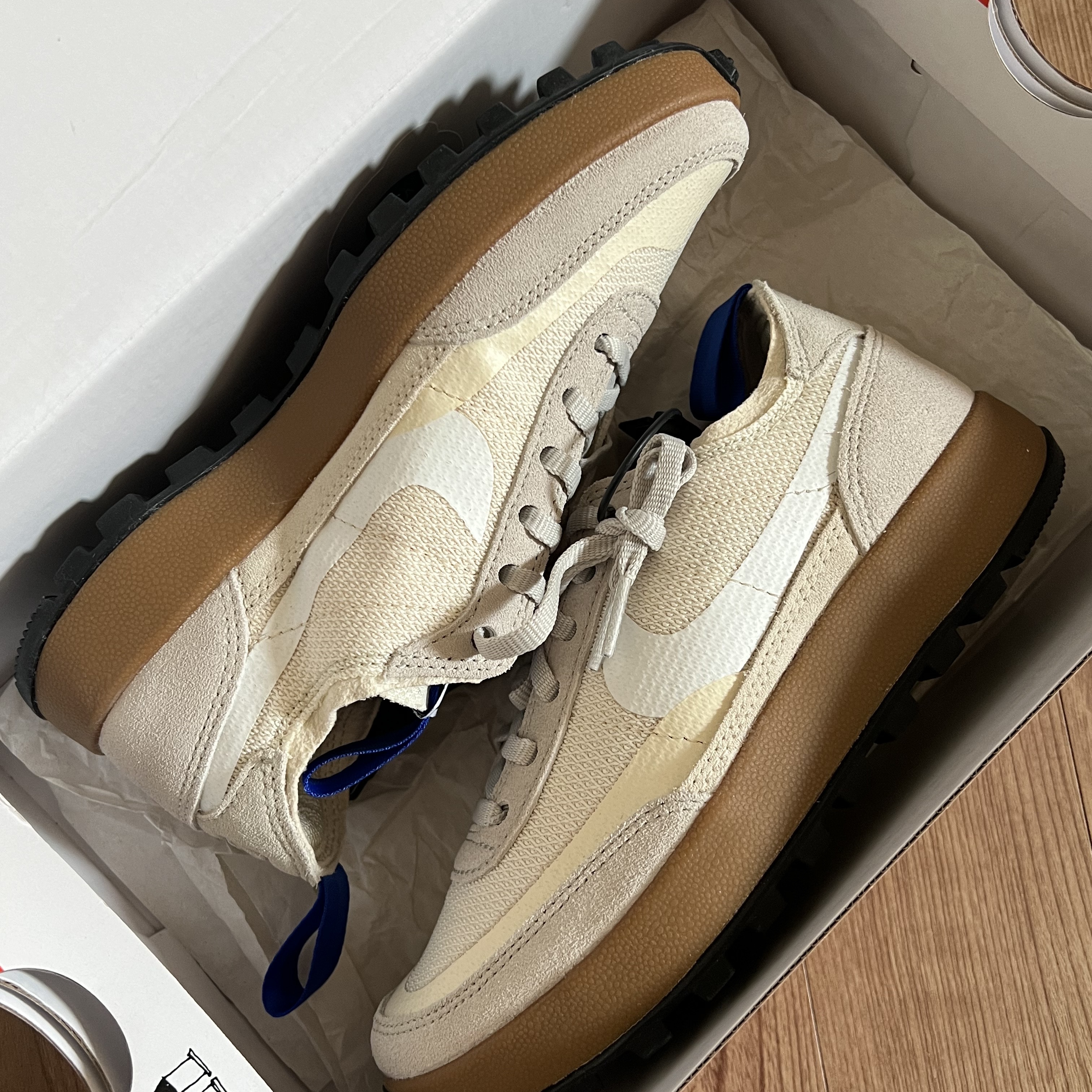 Nike x Tom Sachs General Purpose Shoe Light Cream 착용 스타일 - 2