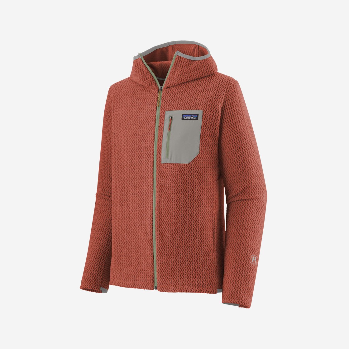 Patagonia R1 Air Full-Zip Hoody Burl Red 상세 이미지 1