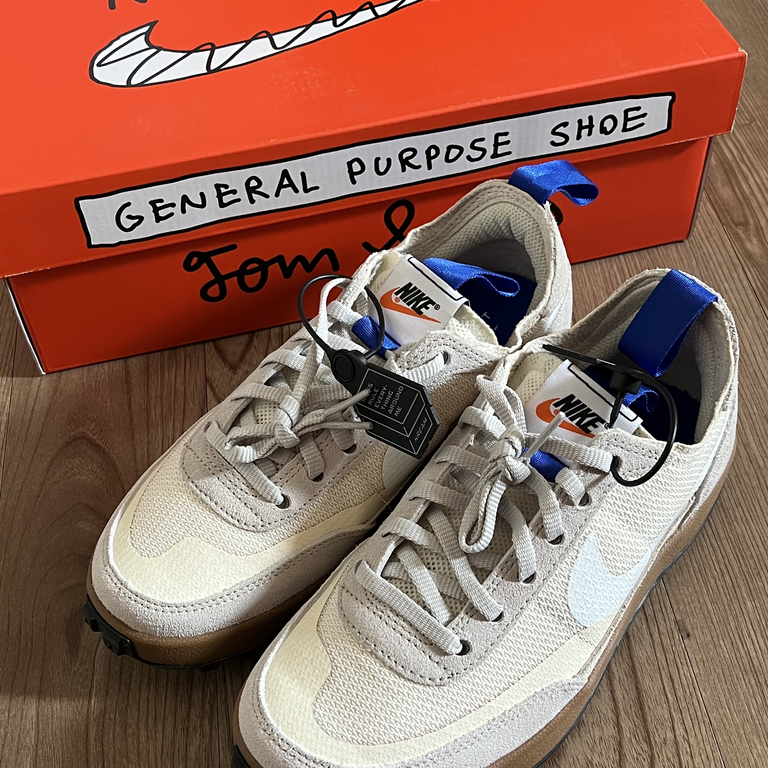 Nike x Tom Sachs General Purpose Shoe Light Cream 착용 스타일 - 1