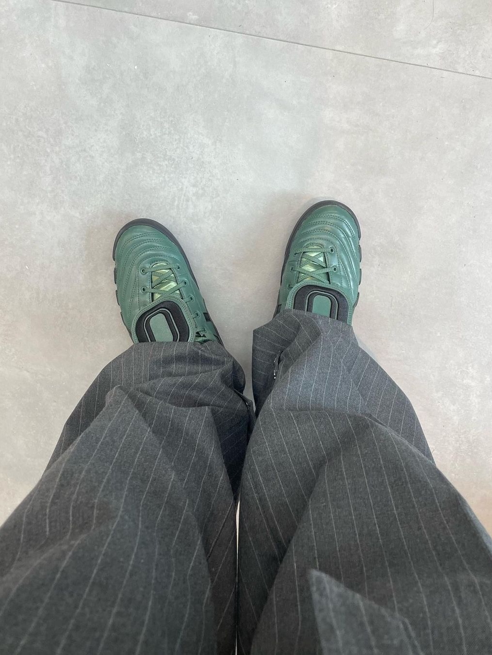 Asics x Otto 958 Gel-Flexkee 958 Hunter Green Black, Asics x Otto 958 Gel-Flexkee 958 Gunmetal Black 착용 스타일 - 2