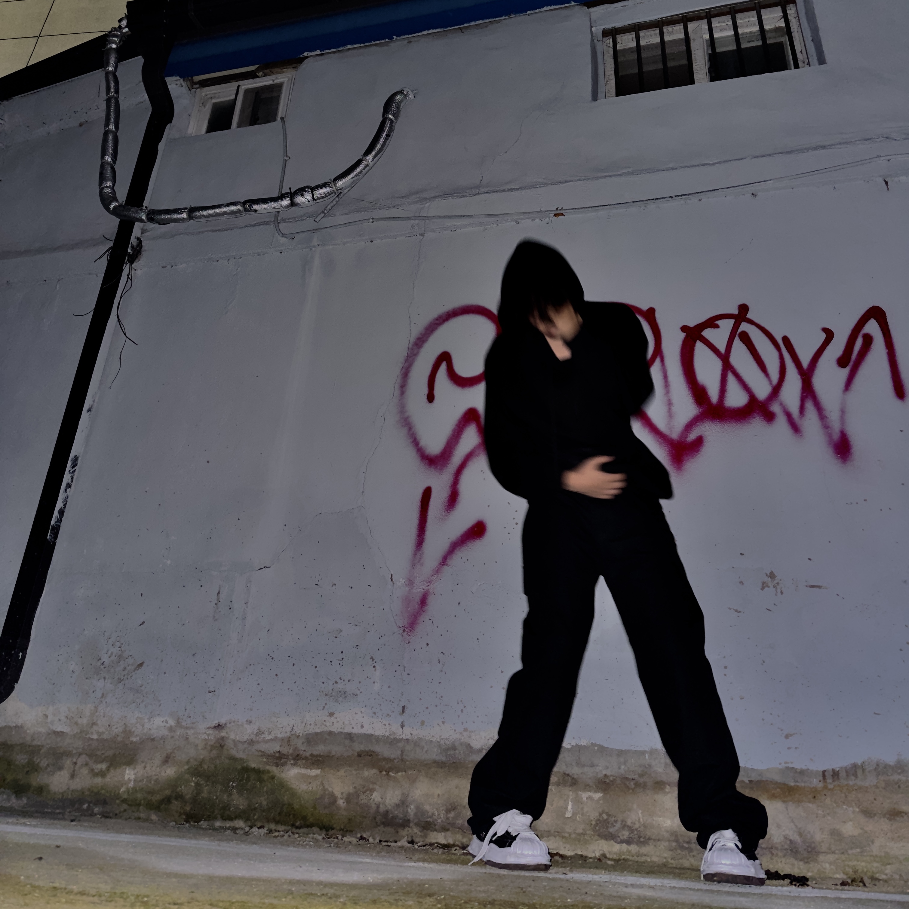 Maison Mihara Yasuhiro Blakey OG Sole Canvas Low-top Sneakers Black White 착용 스타일