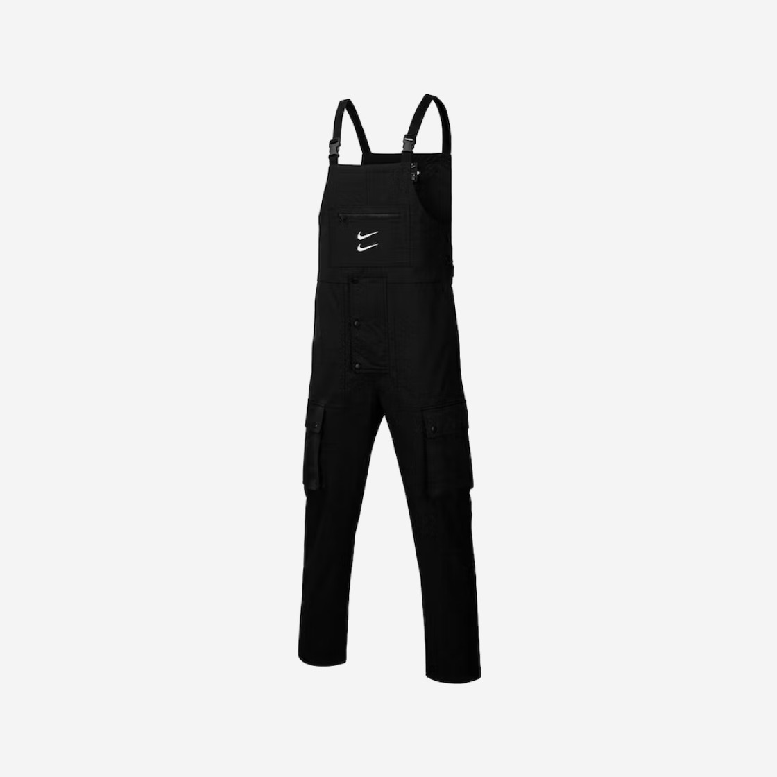 Nike NSW Swoosh Overalls Black White - Asia 상세 이미지 1