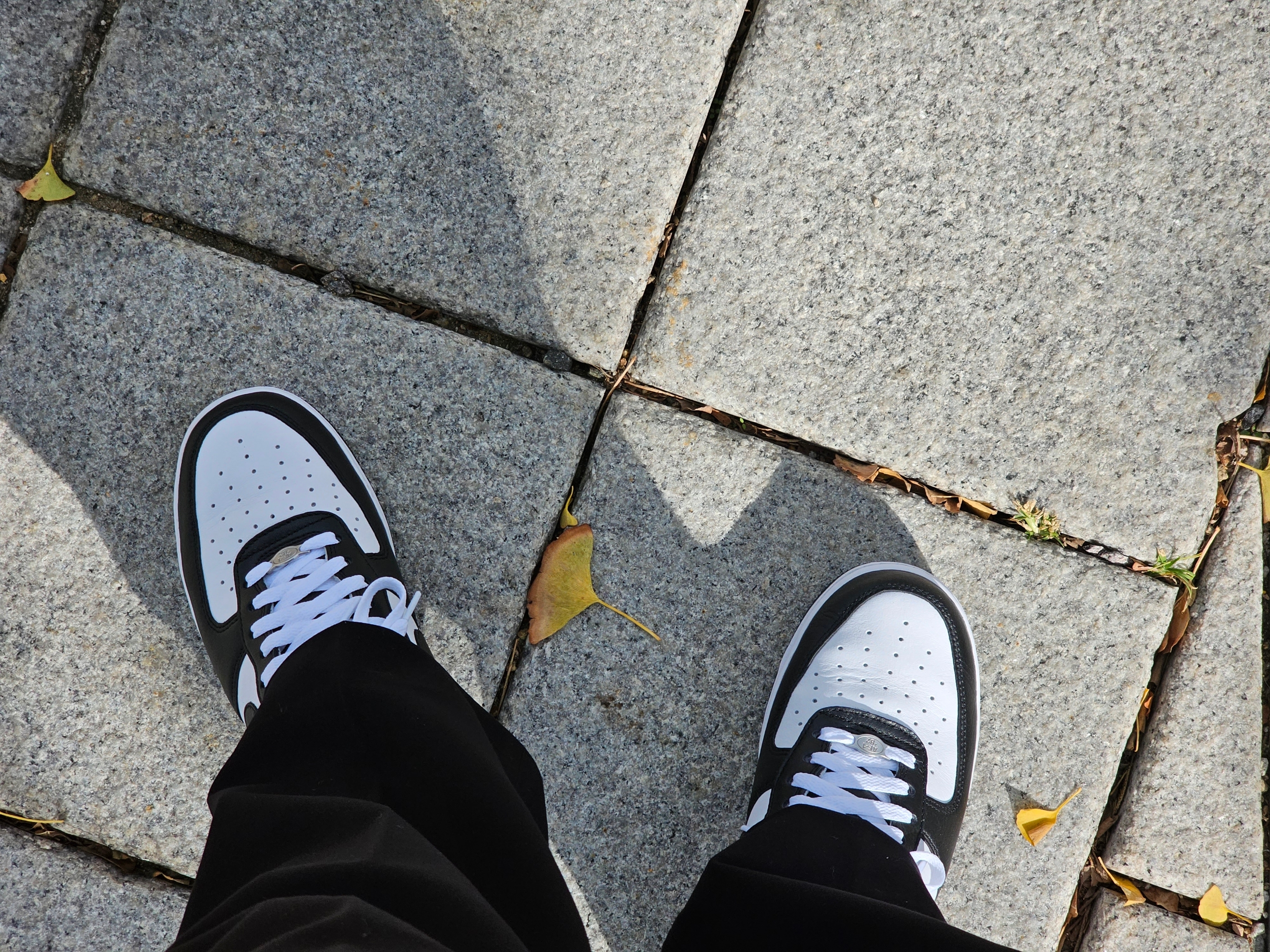Nike x Terror Squad Air Force 1 Low QS Blackout 착용 스타일