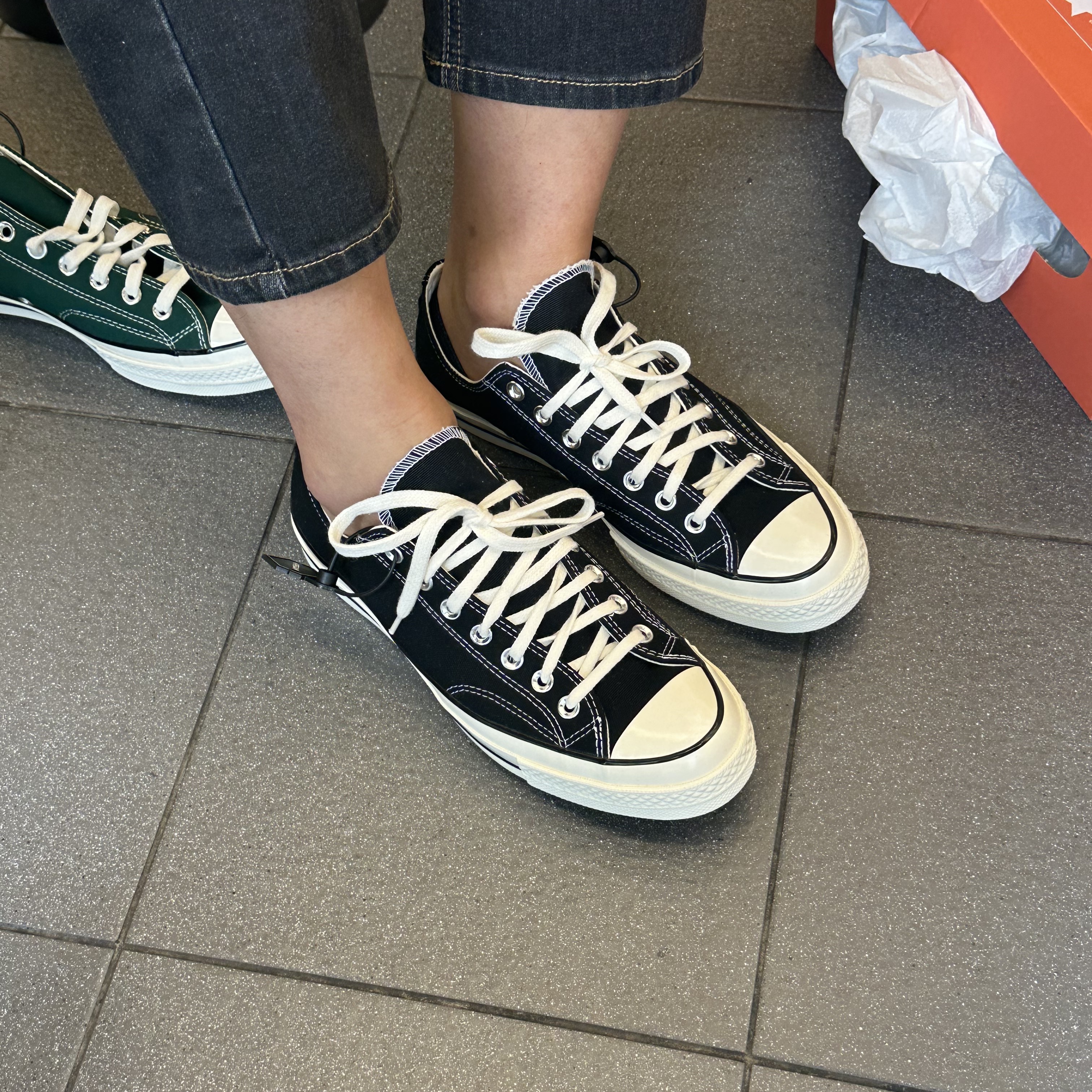 Converse Chuck 70 Ox Black - Standard 착용 스타일