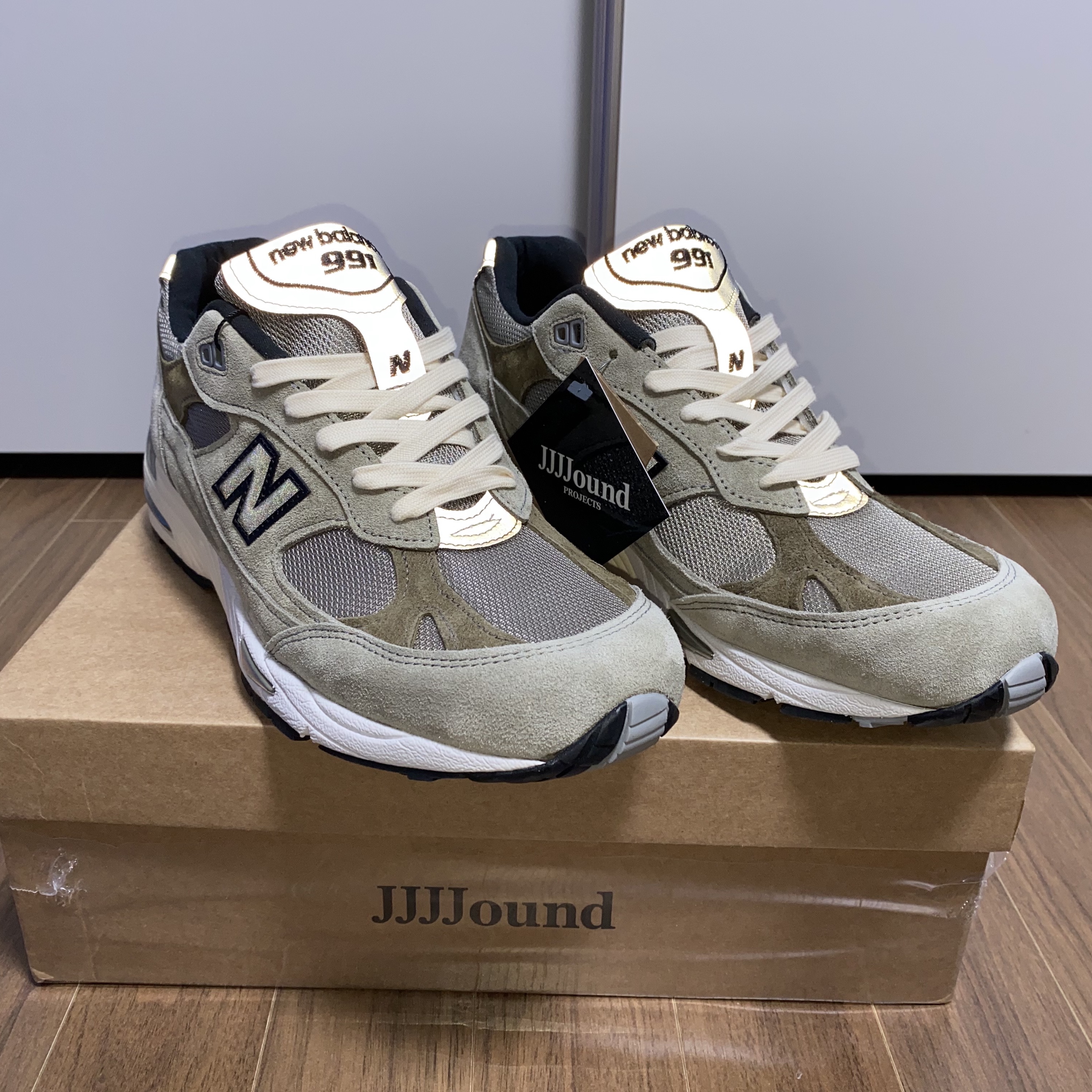 New Balance x JJJJound 991 Made in UK Grey 착용 스타일
