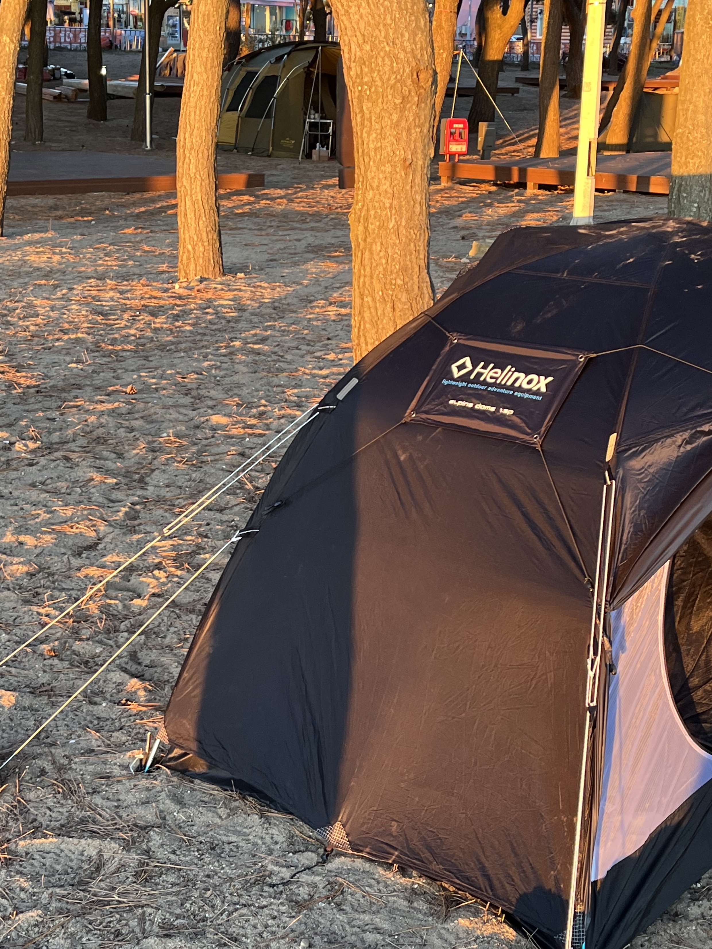 Helinox Alpine Dome 1.5p Black 착용 스타일 - 2