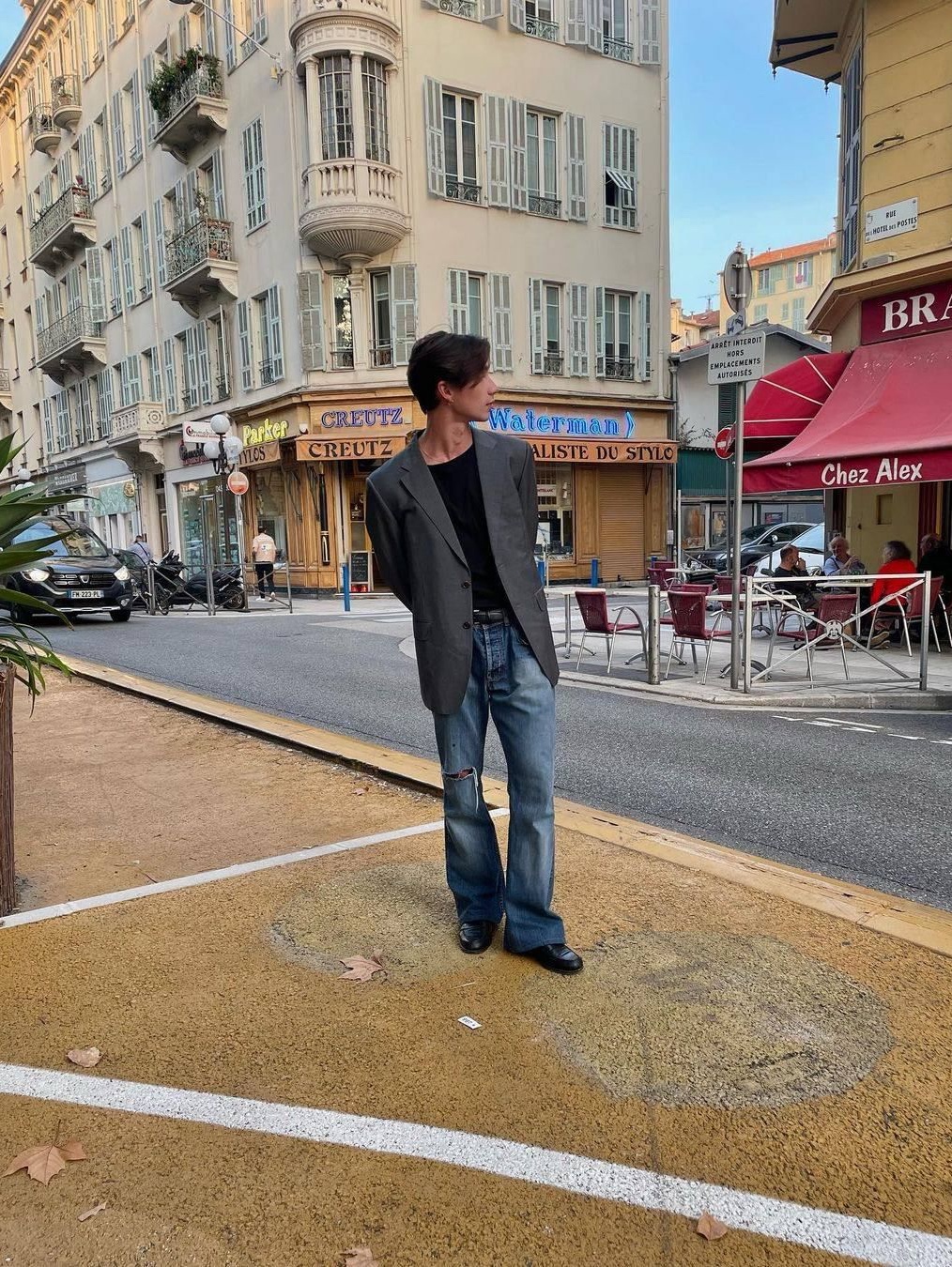 Arc'teryx Veilance Spere Tech Wool Blazer Black Heather, Sansan Gear Zipper Blazer Black - 23FW 착용 스타일 - 3