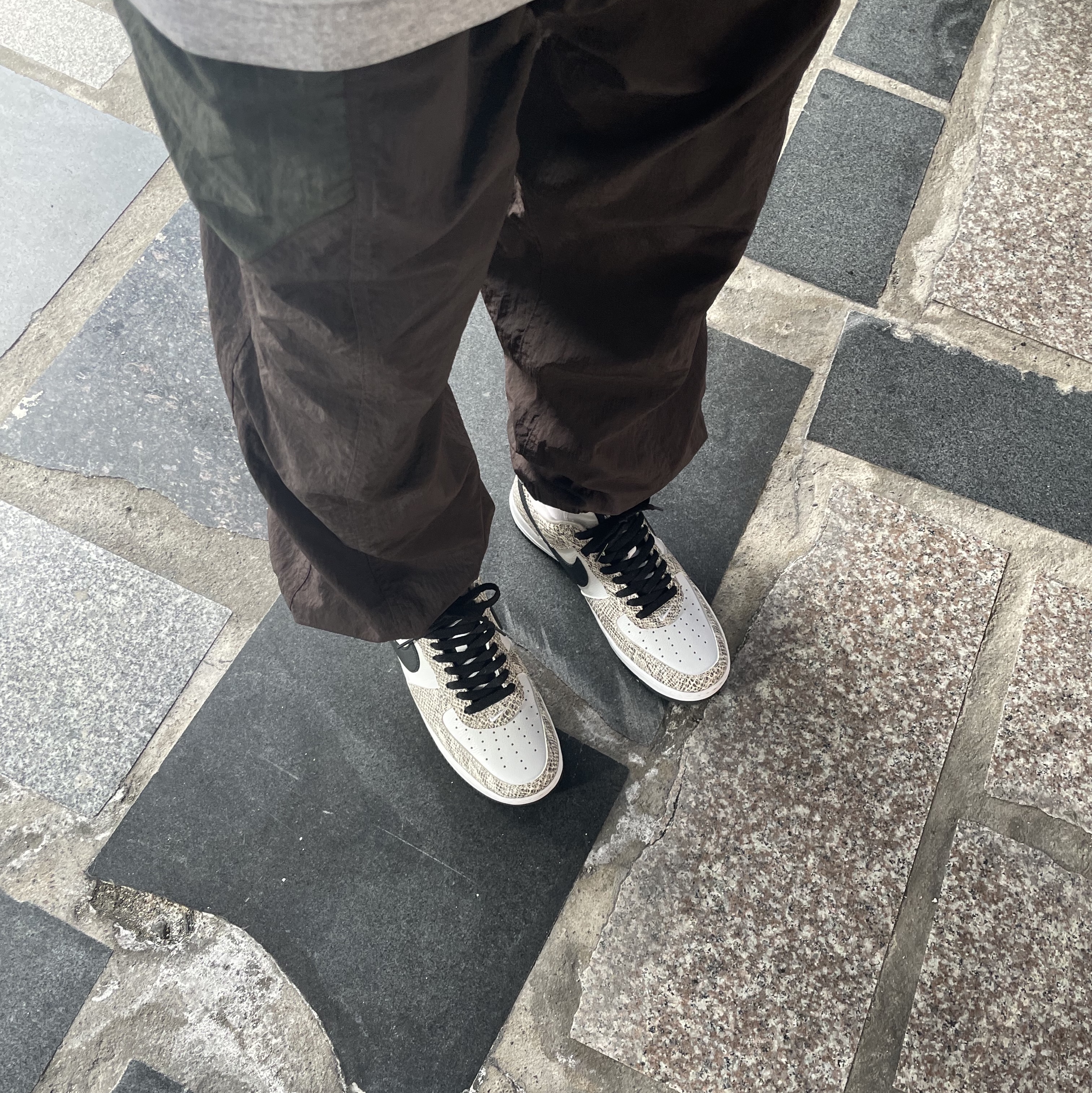 Nike Air Force 1 Low Retro Cocoa Snake 2018 착용 스타일