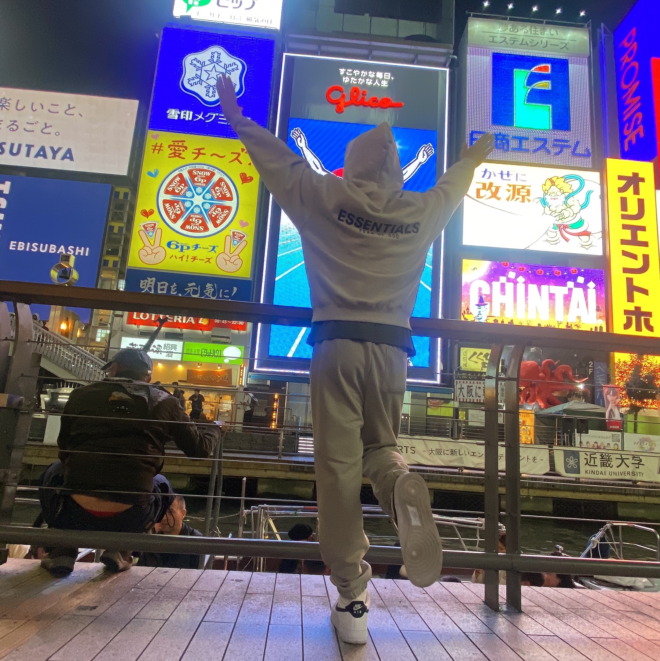 Essentials The Core Collection Hoodie Light Oatmeal, Nike Air Force 1 '07 White Black 착용 스타일 - 3