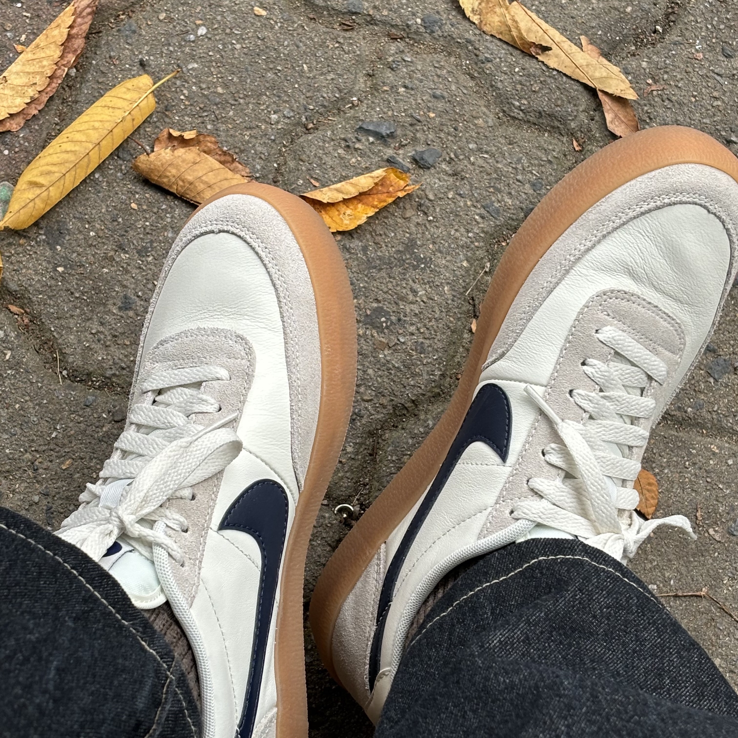 Nike x J.Crew Killshot 2 Sail Midnight Navy 착용 스타일 - 1