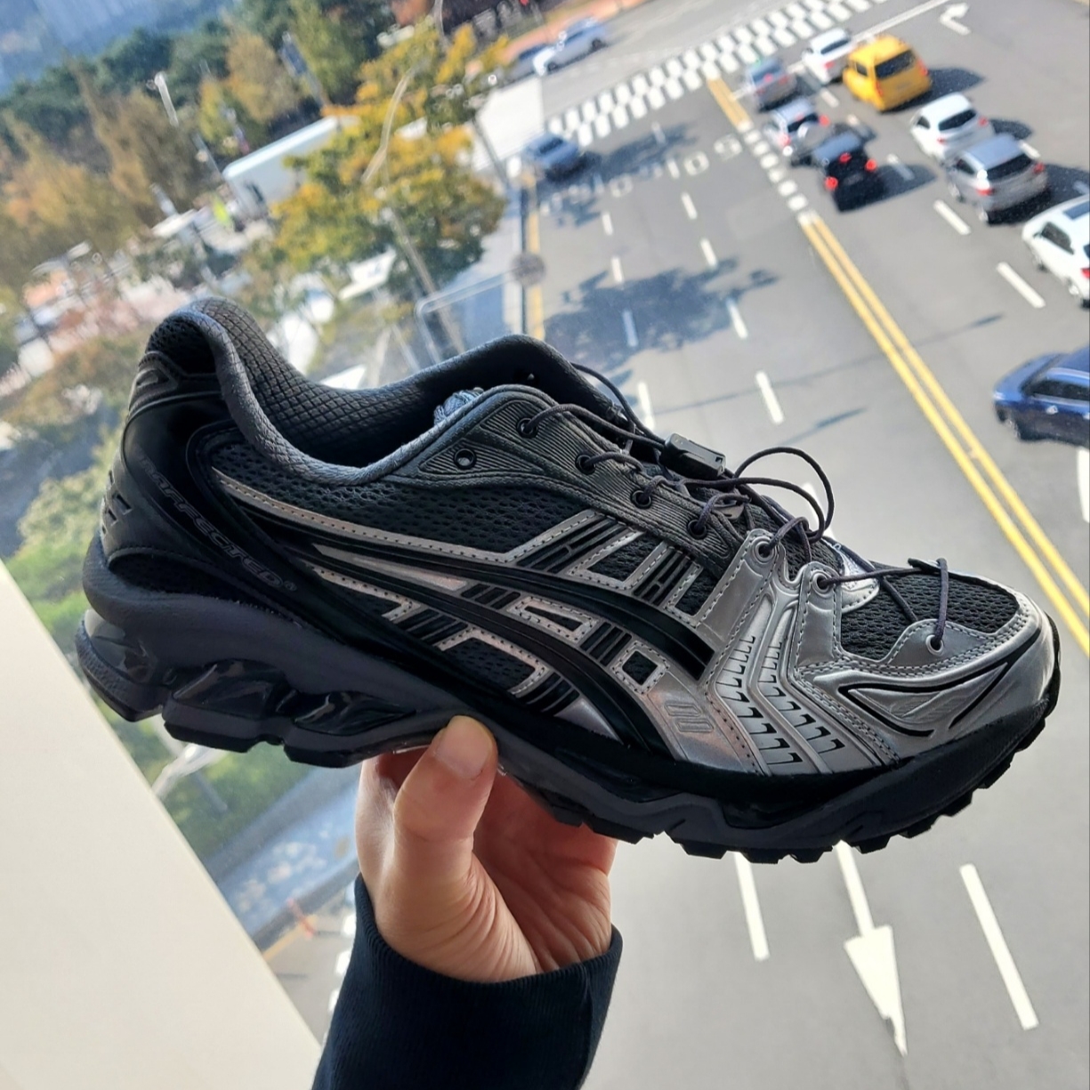 Asics x Unaffected Gel-Kayano 14 Silver Moon 착용 스타일